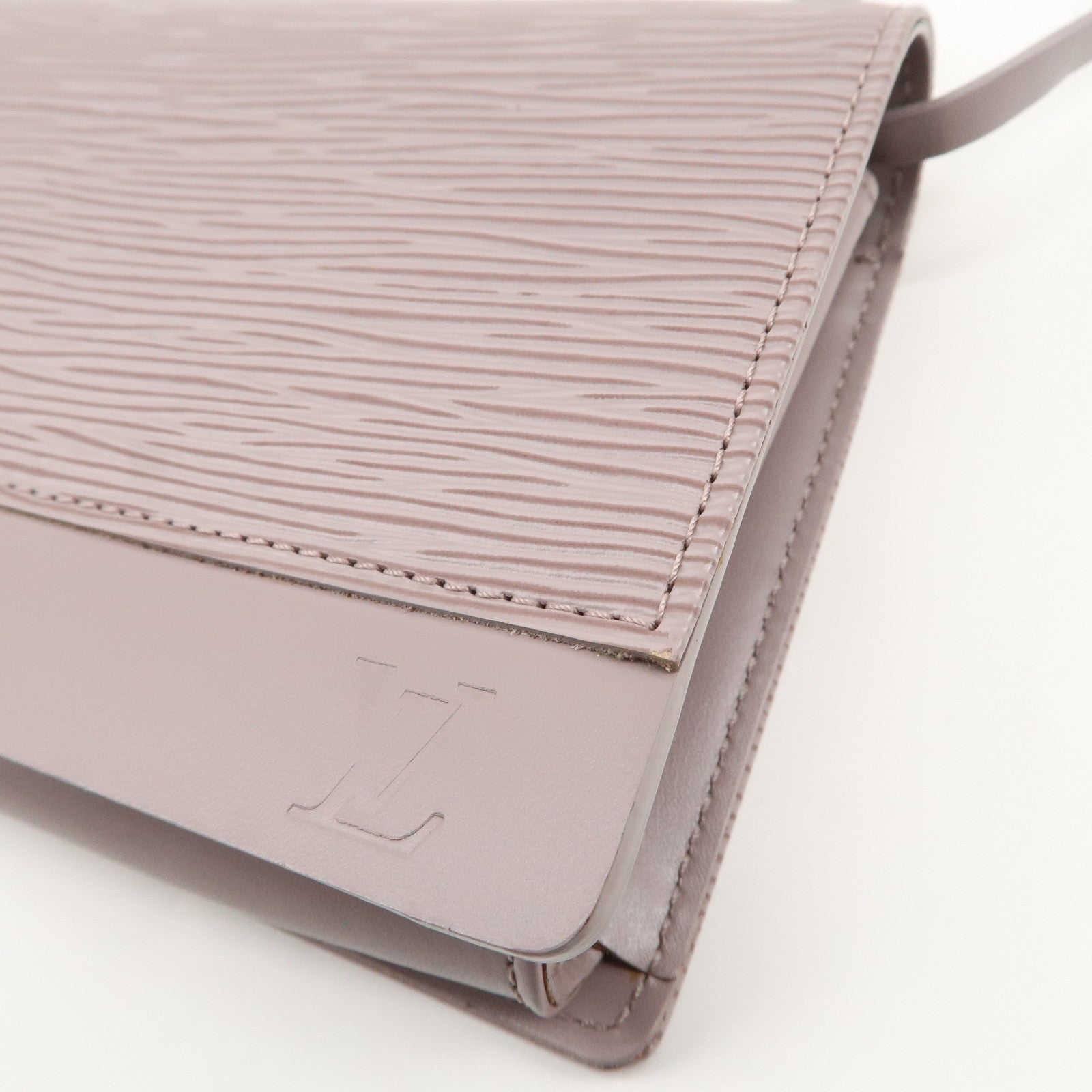 Louis Vuitton Epi Honfleur Hand Bag Shoulder Bag Lilac M5273B Used