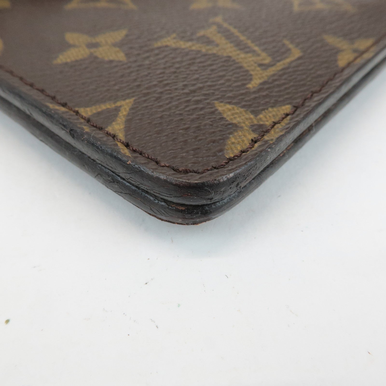 Louis Vuitton Monogram Double Rabat Shoulder Bag Brown M51815 Used