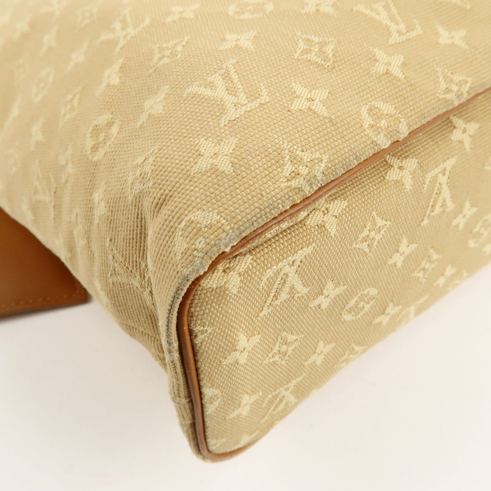 Louis Vuitton Monogram Mini Lucille GM Tote Bag Beige M92683 Used
