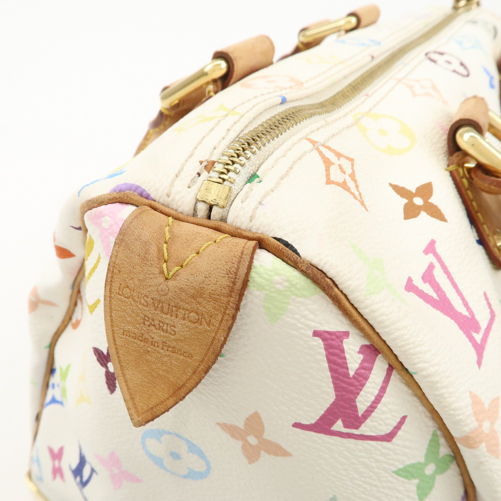 Louis Vuitton Monogram Multicolor Speedy 30 Hand Bag M92643 Used