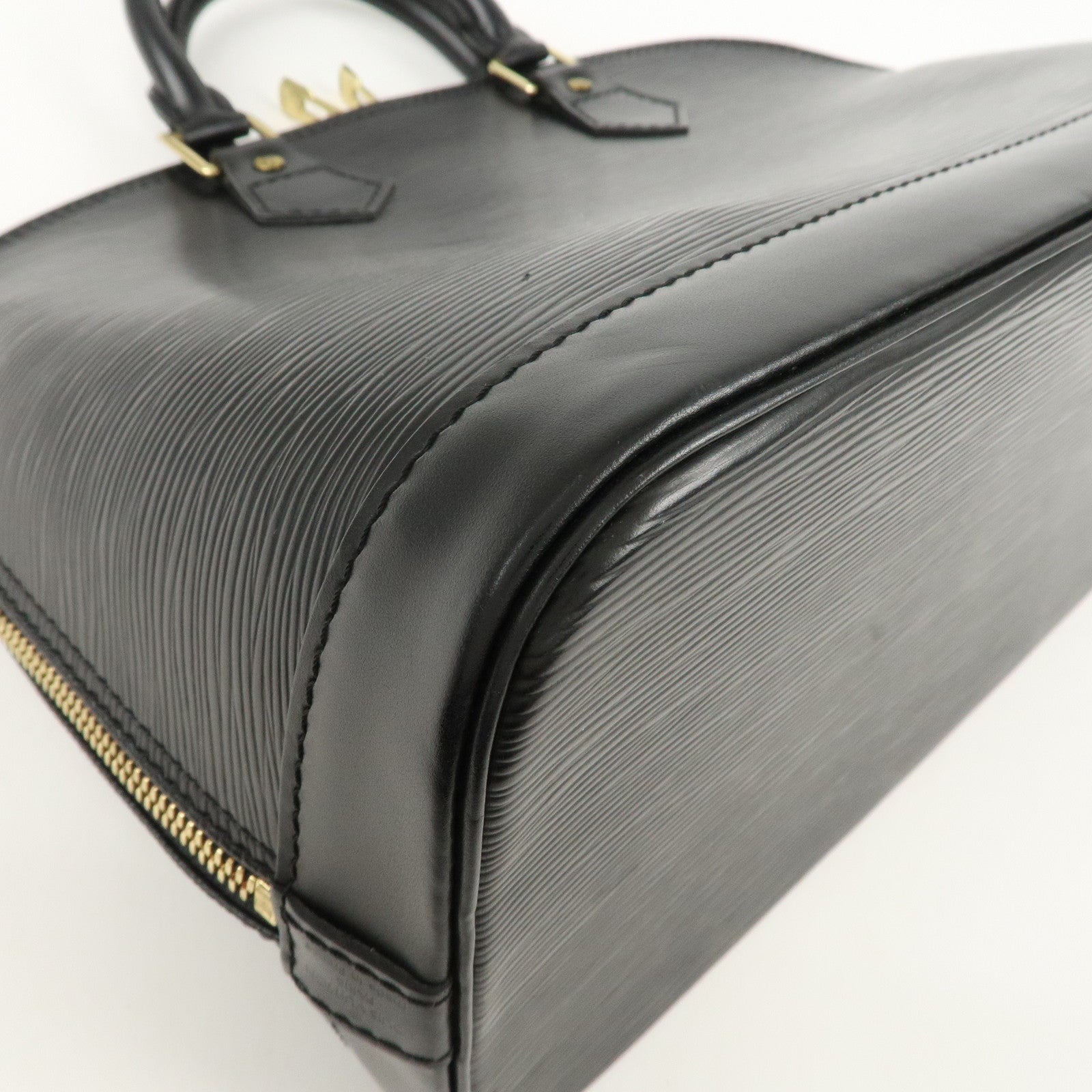 Louis Vuitton Epi Alma Hand Bag Noir Black M52142 Used
