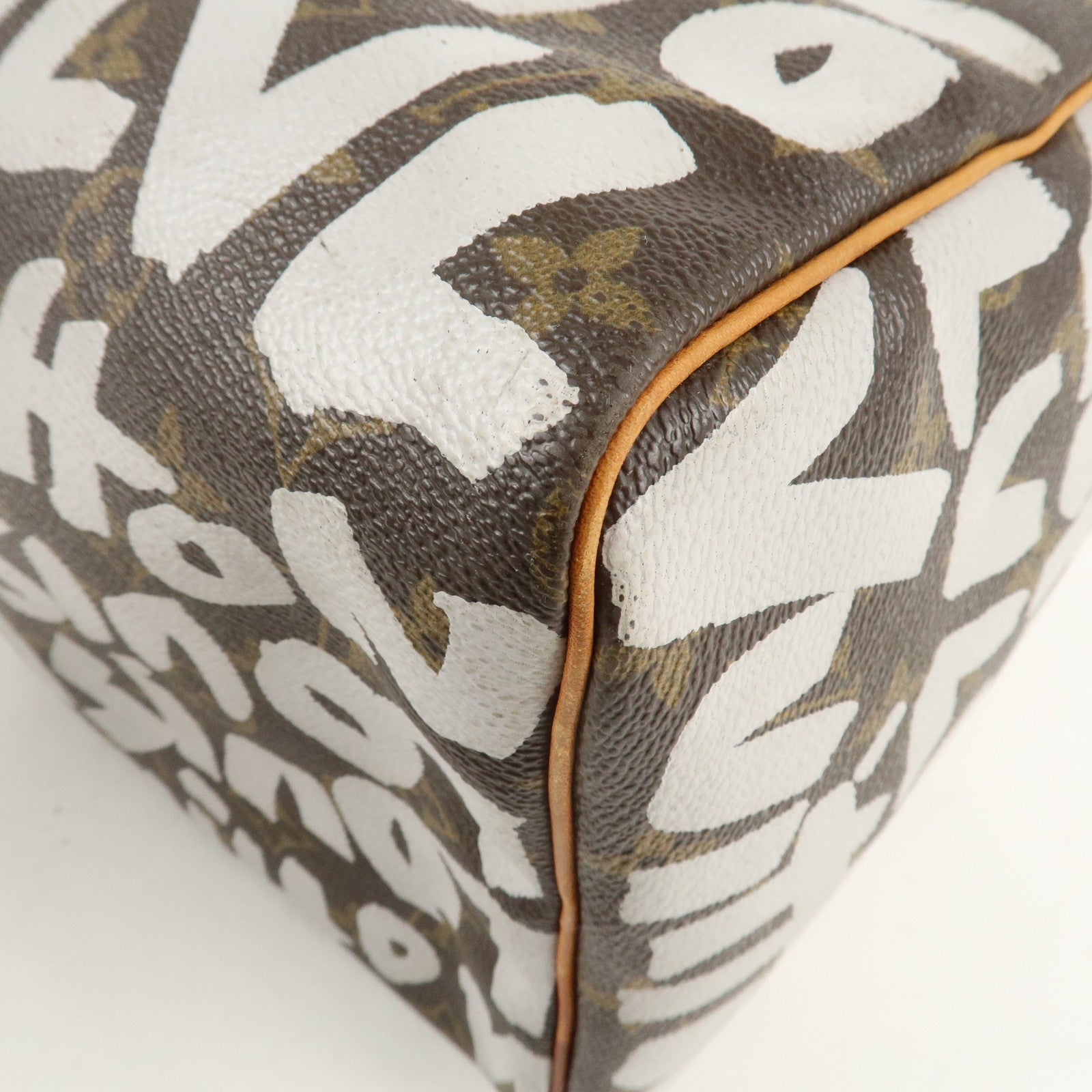 Louis Vuitton Monogram Graffiti Speedy 30 Boston Bag M92195 Used