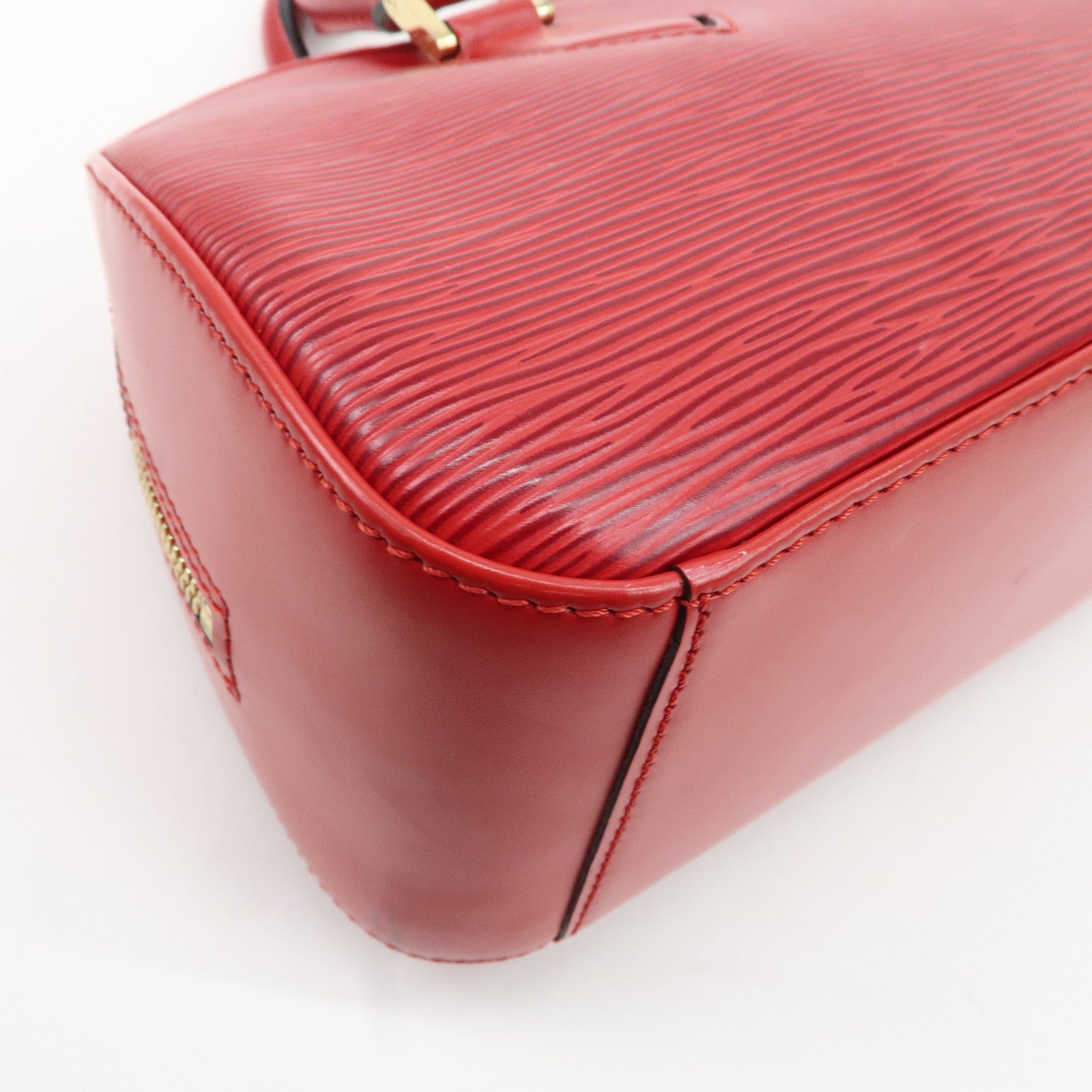 Louis Vuitton Epi Jasmine Hand Bag Castilian Red M52087 Used