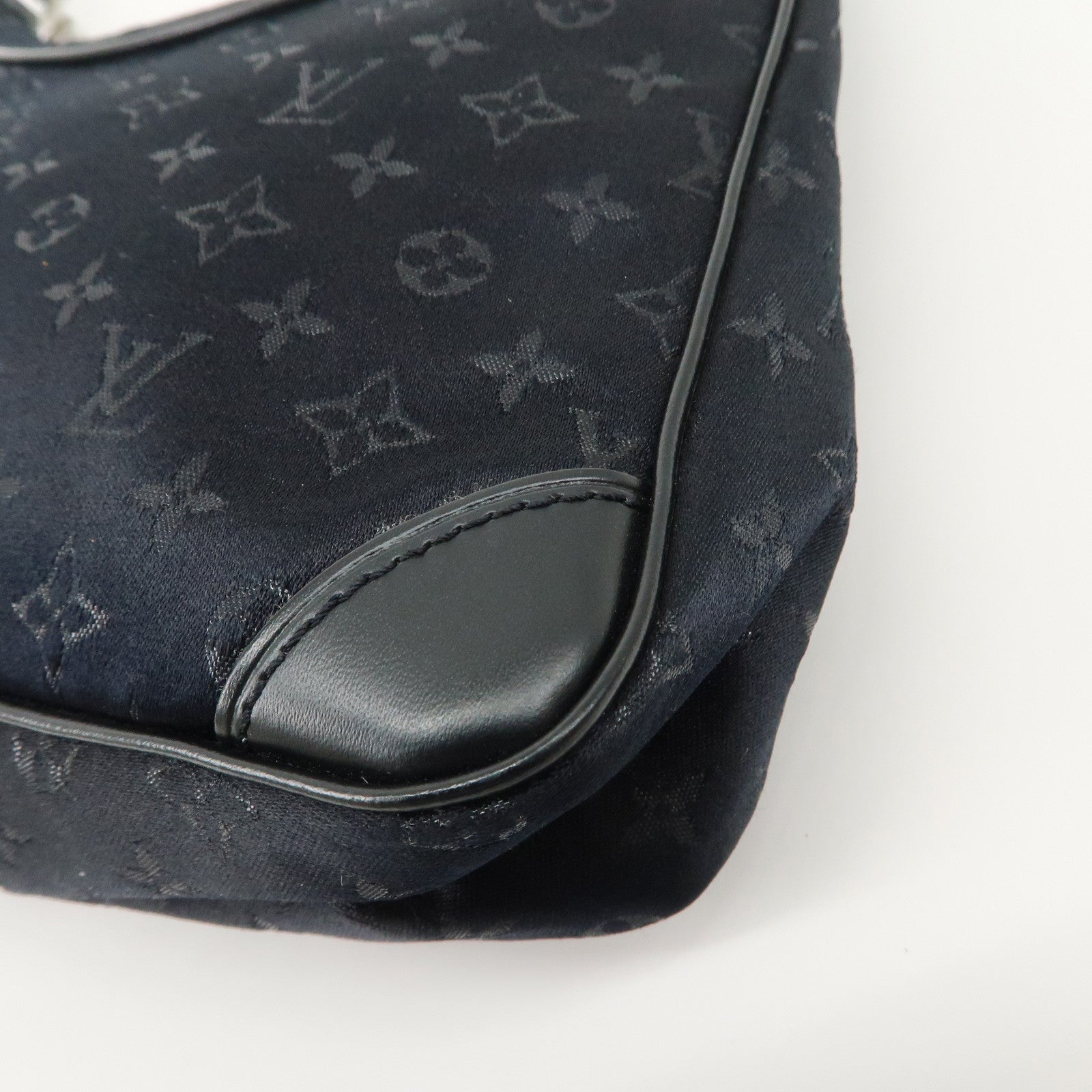 Louis Vuitton Monogram Satin Little Boulogne Hand Bag M92142 Used