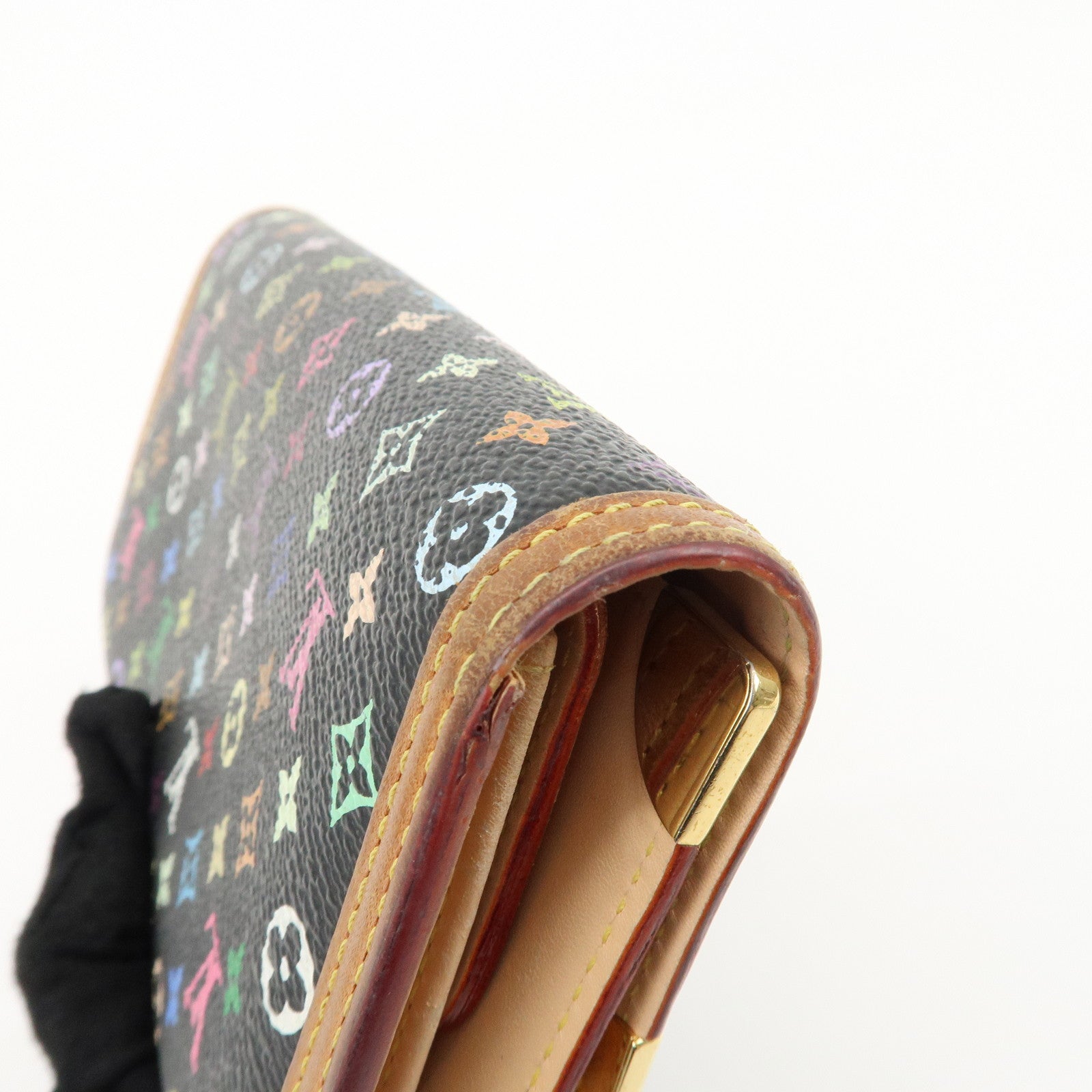 Louis Vuitton Multicolor Porte Trezor International Wallet M92658 Used