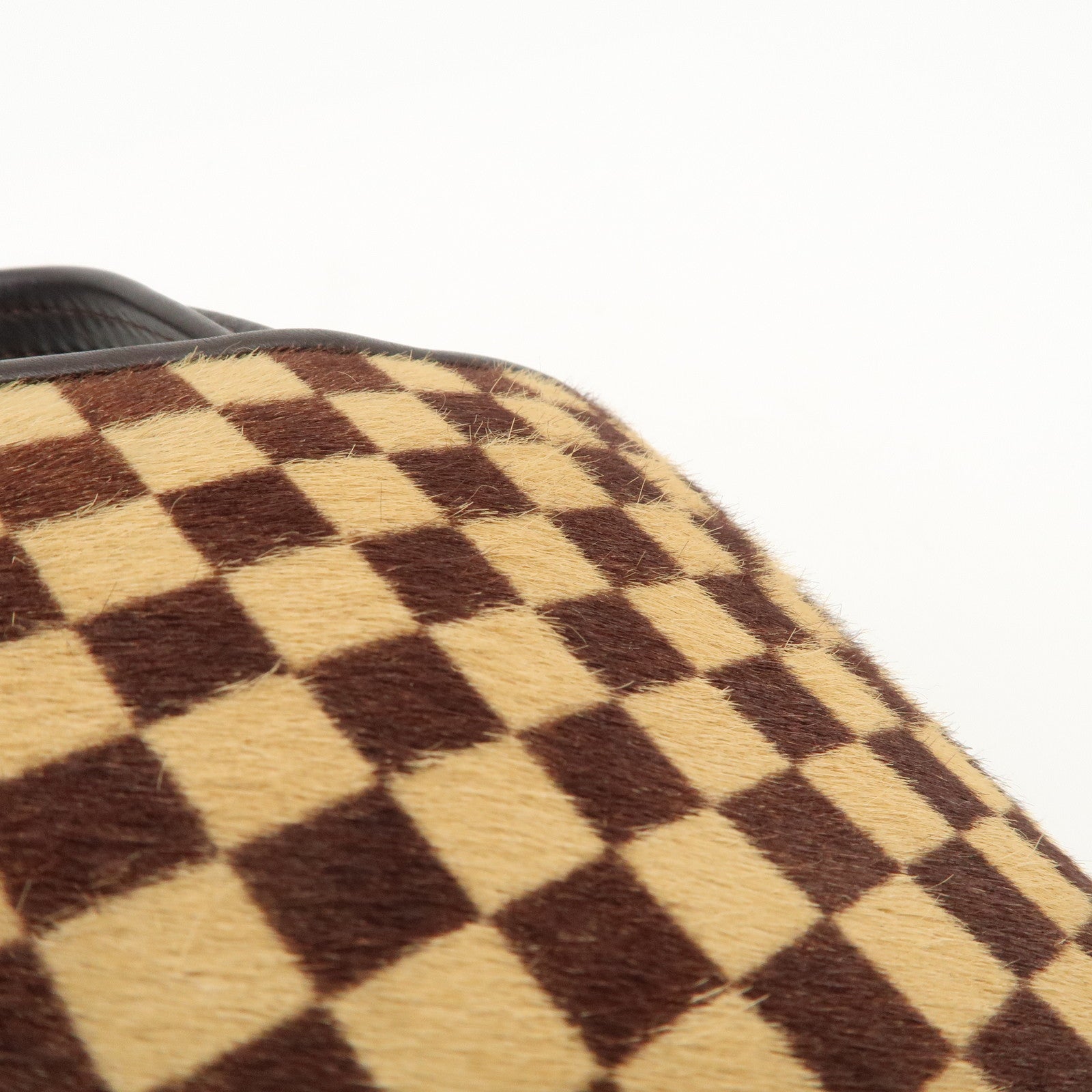 Louis Vuitton Damier Sauvage Impala Hand Bag Brown M92133 Used