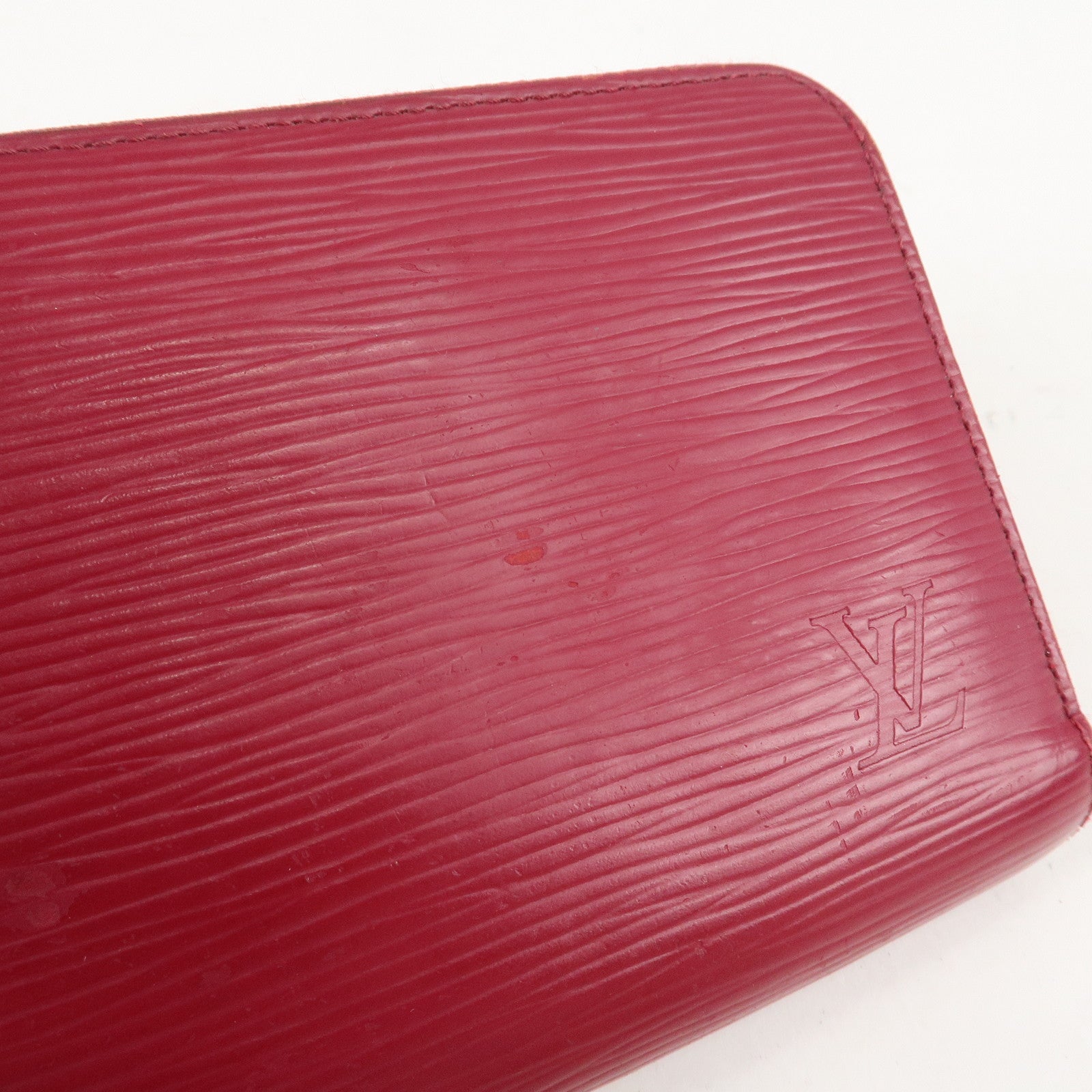 Louis Vuitton Epi Zippy Wallet Zip Around Wallet Fuchsia M60305 Used