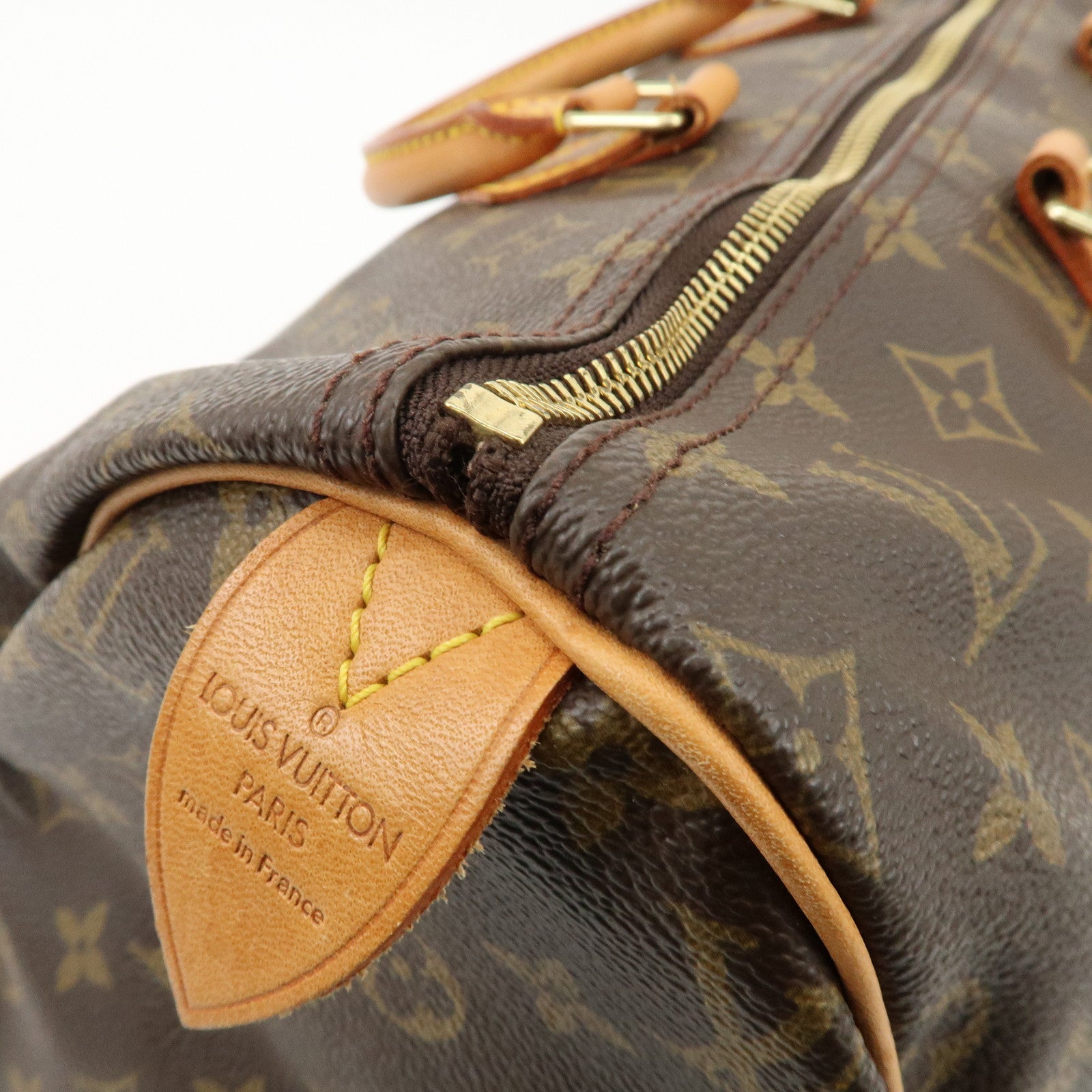 Louis Vuitton Monogram Speedy 40 Hand Bag Boston Bag M41522 Used