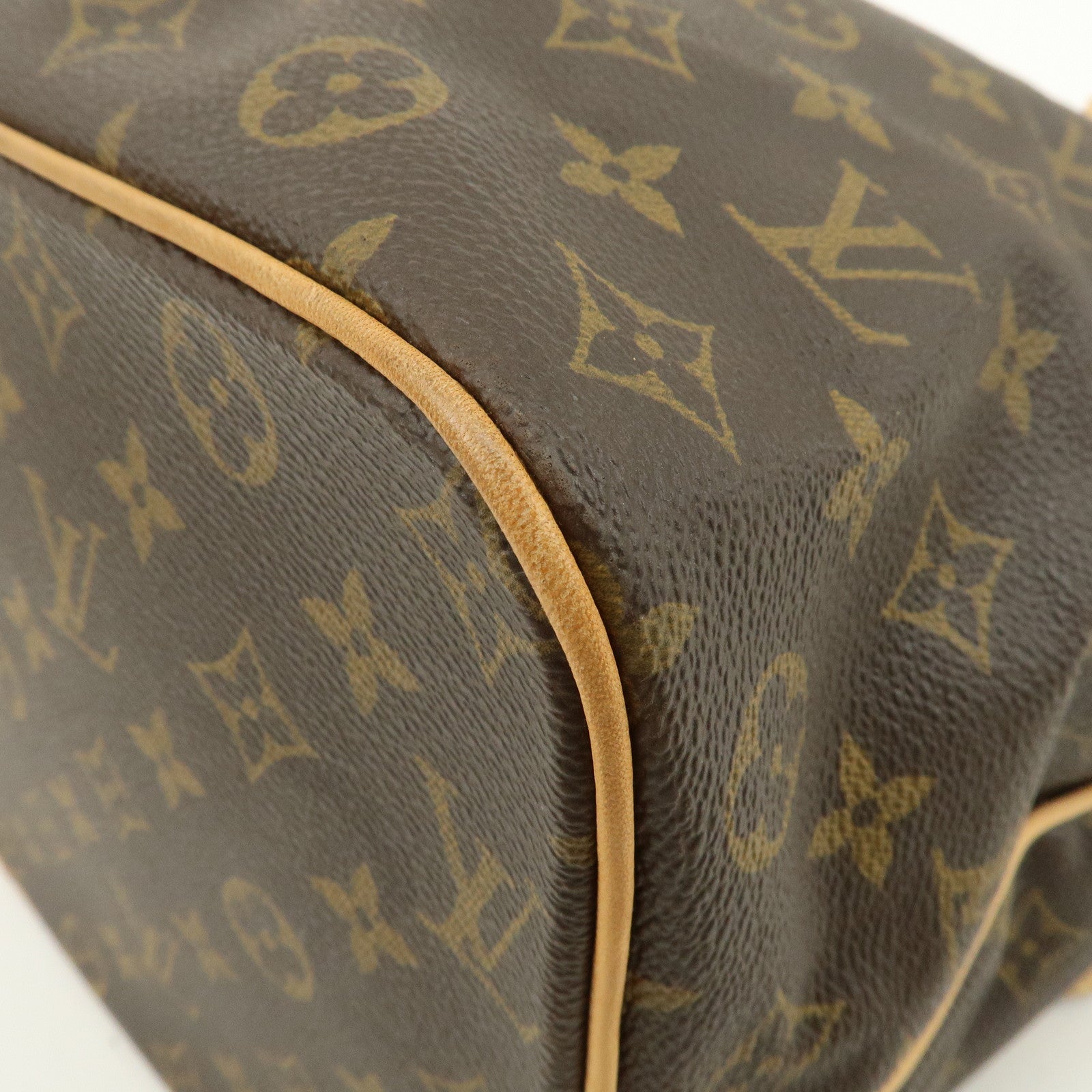 Louis Vuitton Monogram Palermo GM 2Way Hand Bag Brown M40146 Used