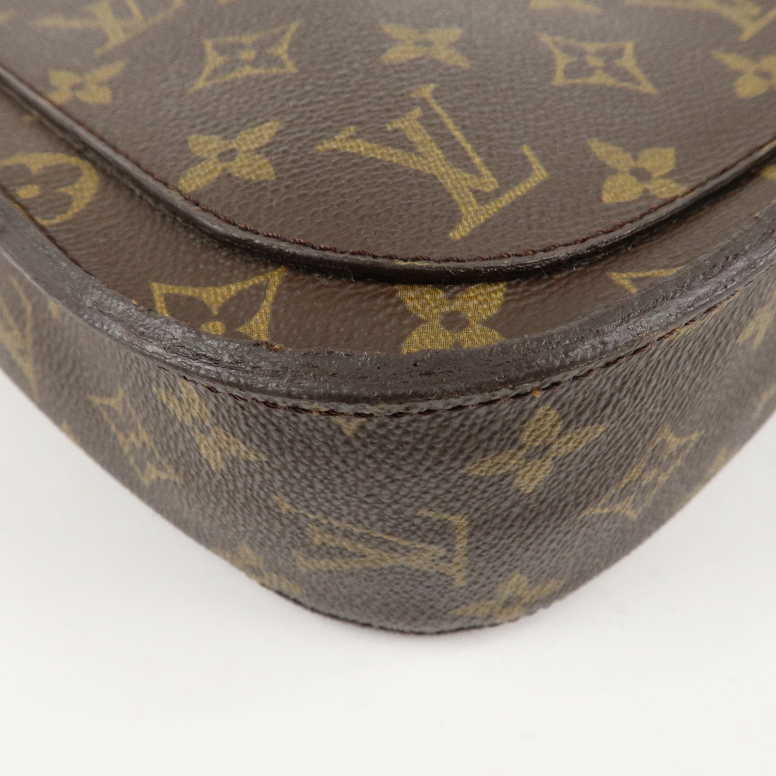 Louis Vuitton Monogram Saint Cloud GM Shoulder Bag Brown M51242 Used