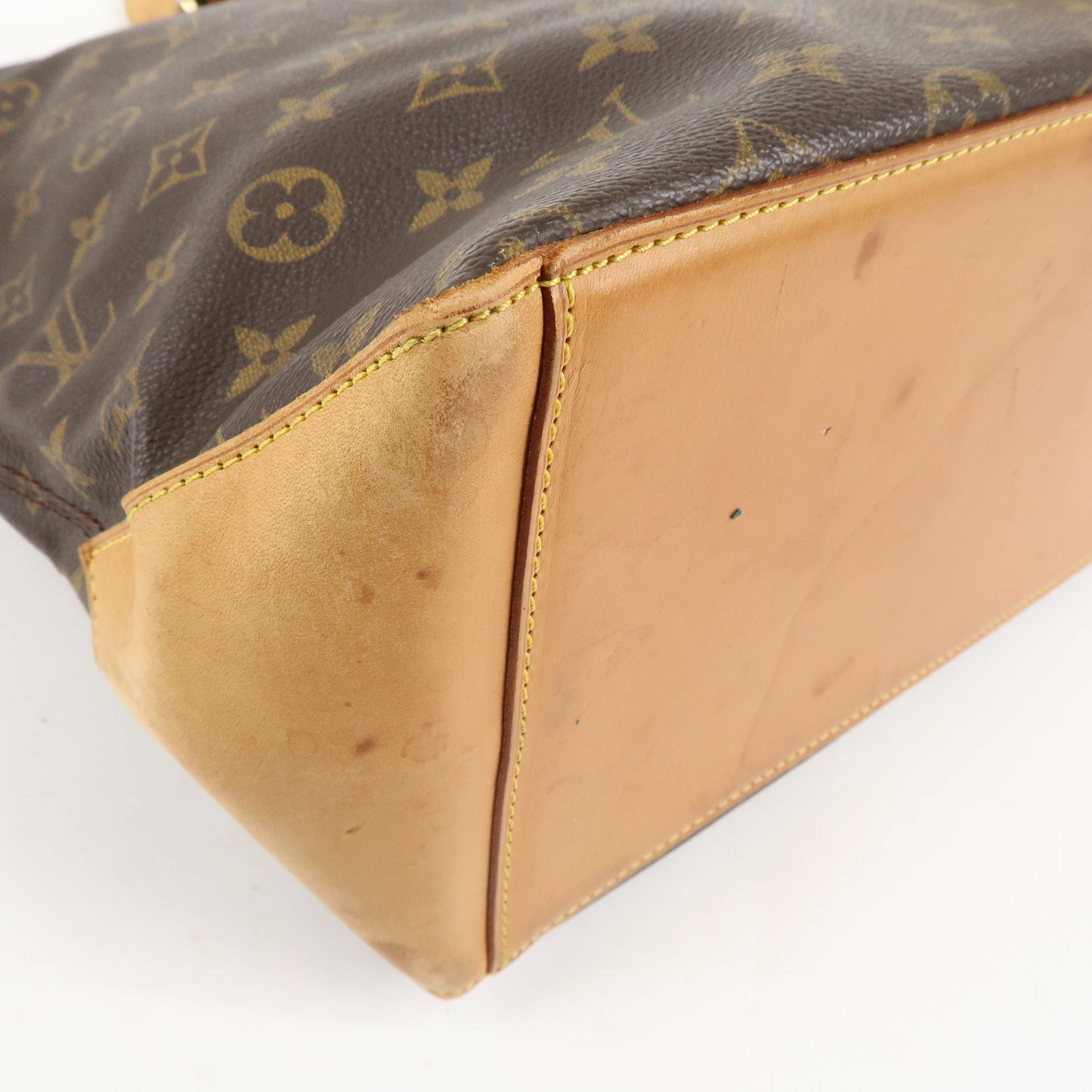 Louis Vuitton Monogram Cabas Mezzo Tote Bag Brown M51151