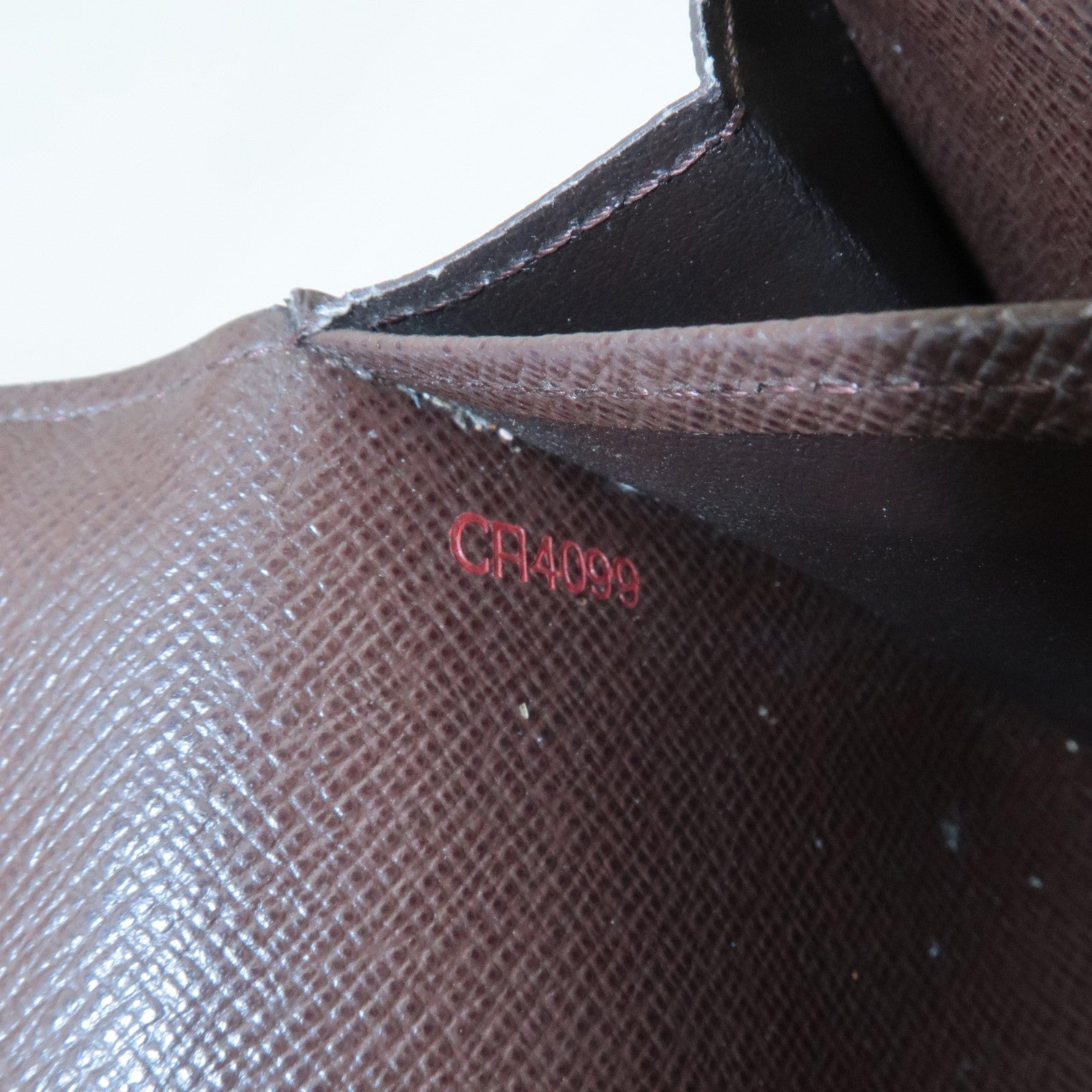 Louis Vuitton Damier Set of 2 Long Wallet N61734 Used