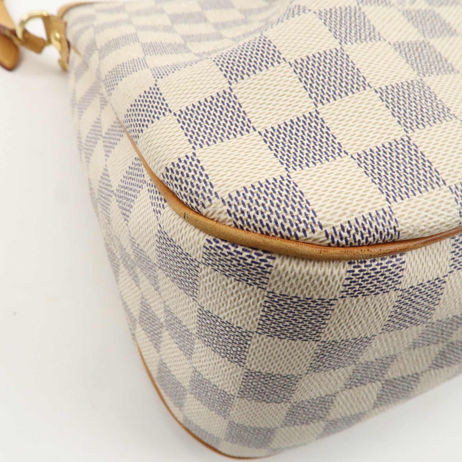 Louis Vuitton Damier Azur Siracusa MM Shoulder Bag N41112 Used