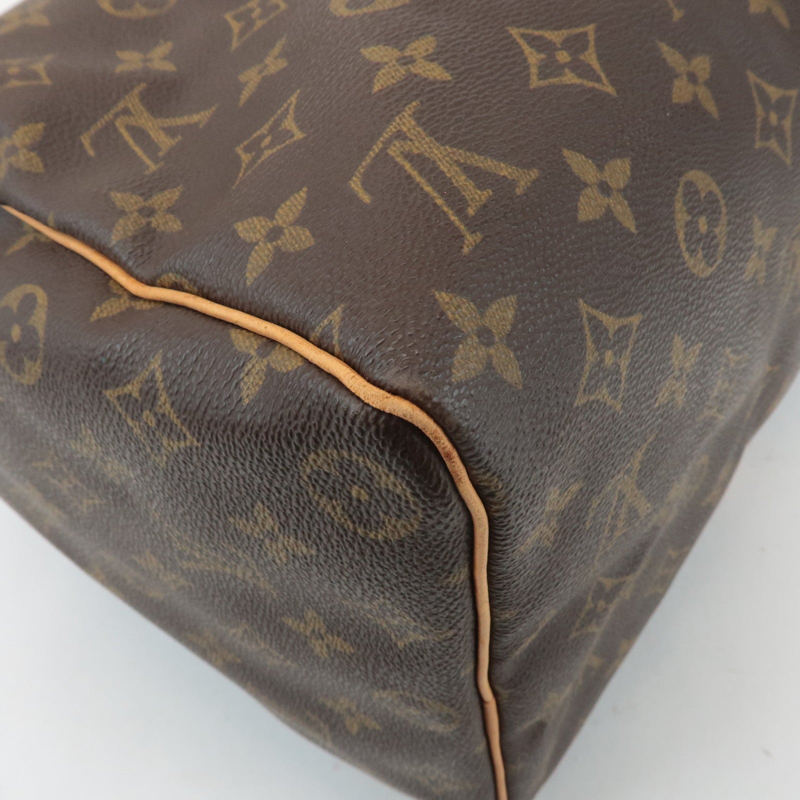 Louis Vuitton Monogram Keep All 45 Boston Bag Brown M41428 Used