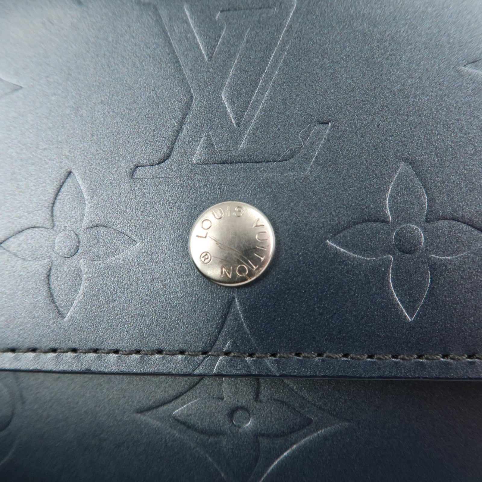 Louis Vuitton Monogram Matte Porte Monnaie Billets Credit M65115 Used