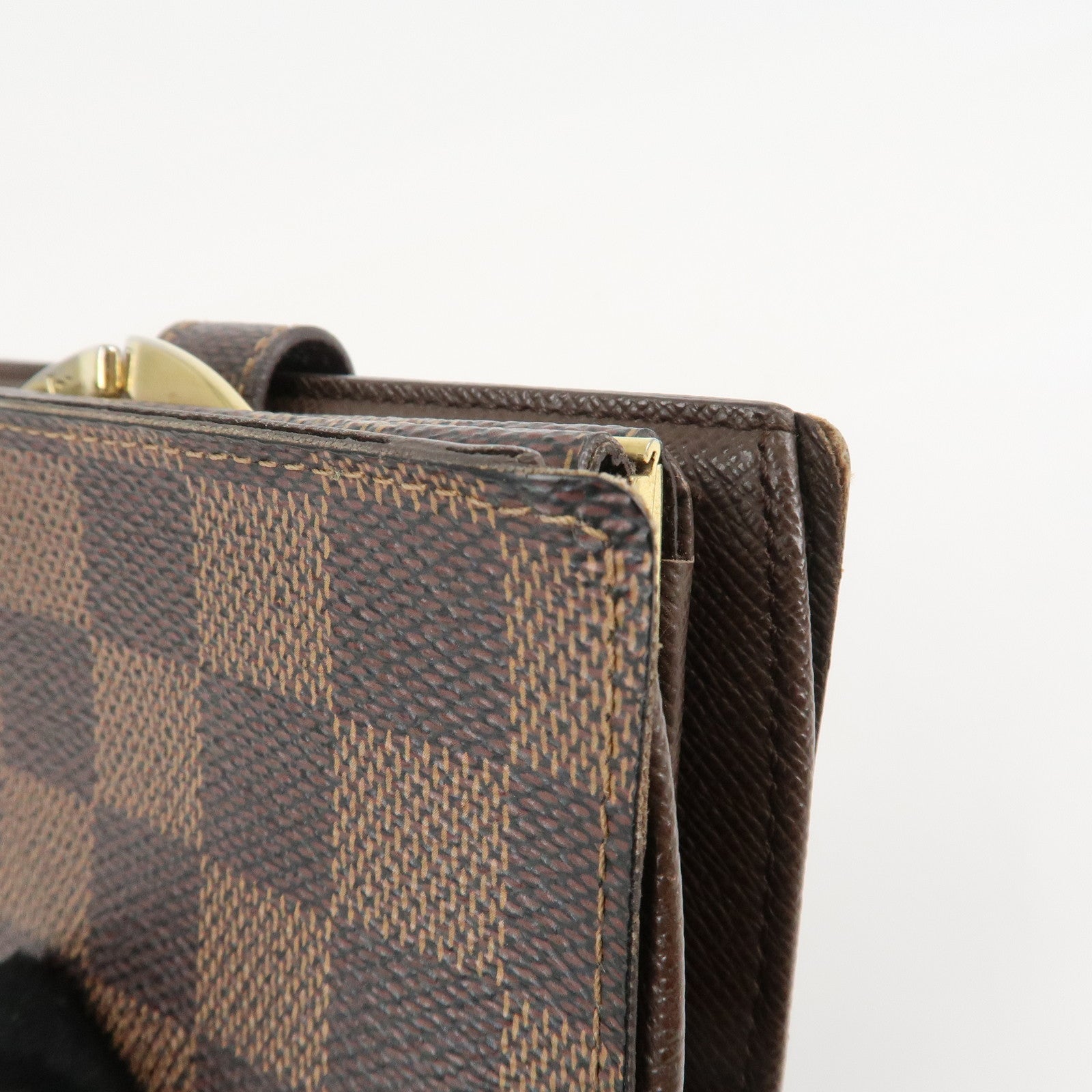 Louis Vuitton Damier Portefeuille Viennois Wallet N61674 Used