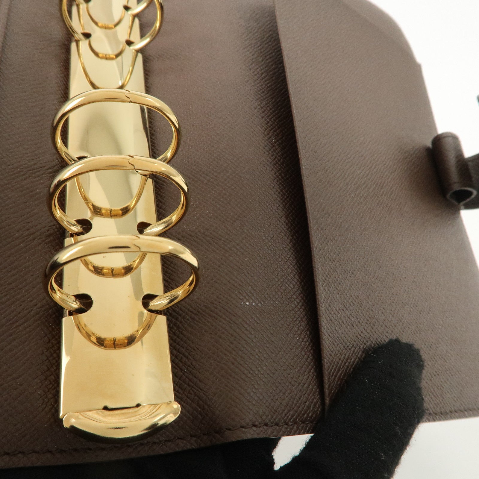 Louis Vuitton Damier Agenda MM Planner Cover Brown R20240 Used