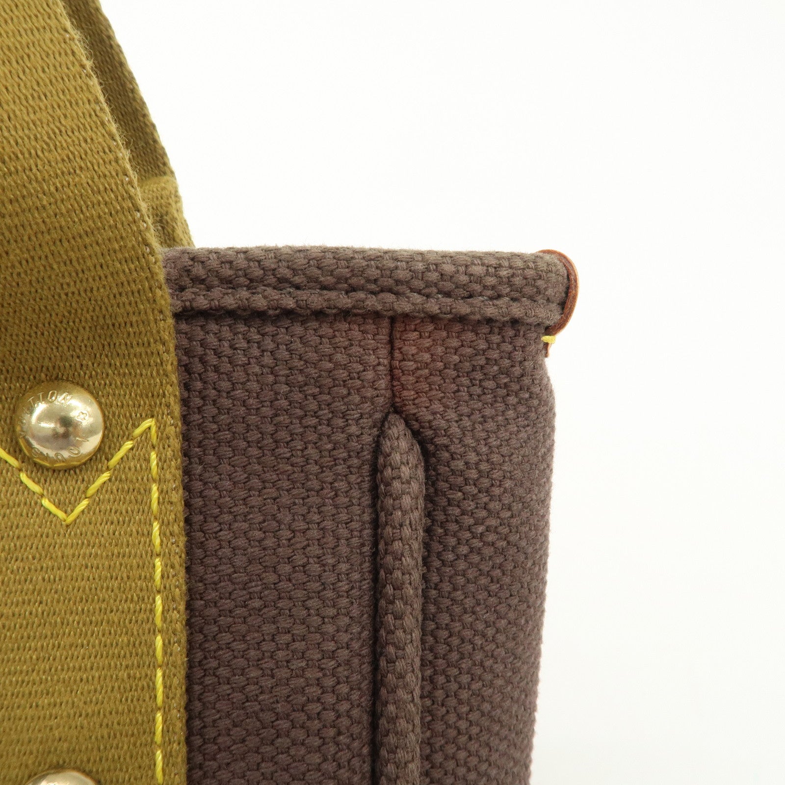 Louis Vuitton Antigua Cabas PM Tote Bag Khaki Antigua M40089 Used