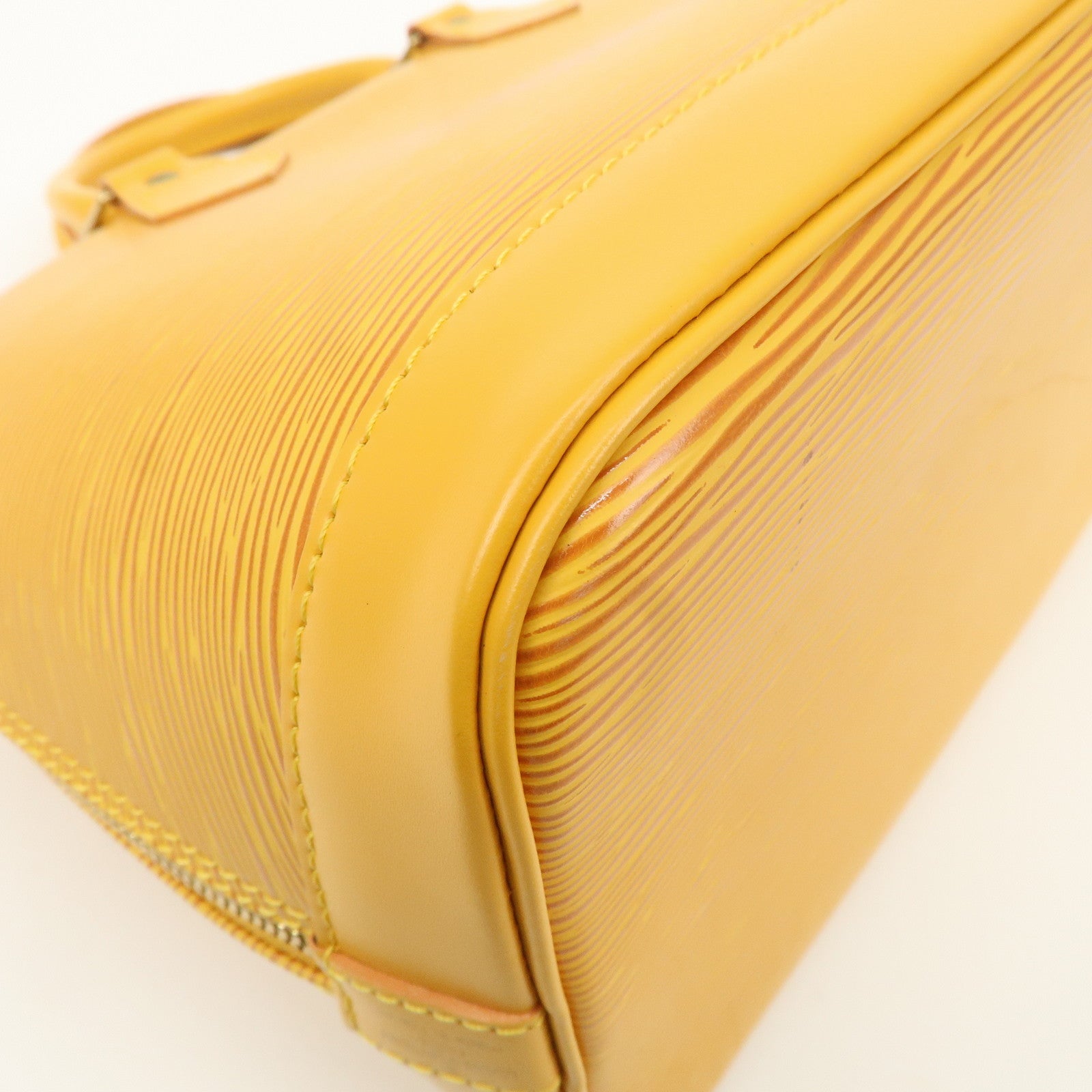 Louis Vuitton Epi Alma PM Hand Bag Tassili Yellow M52149 Used