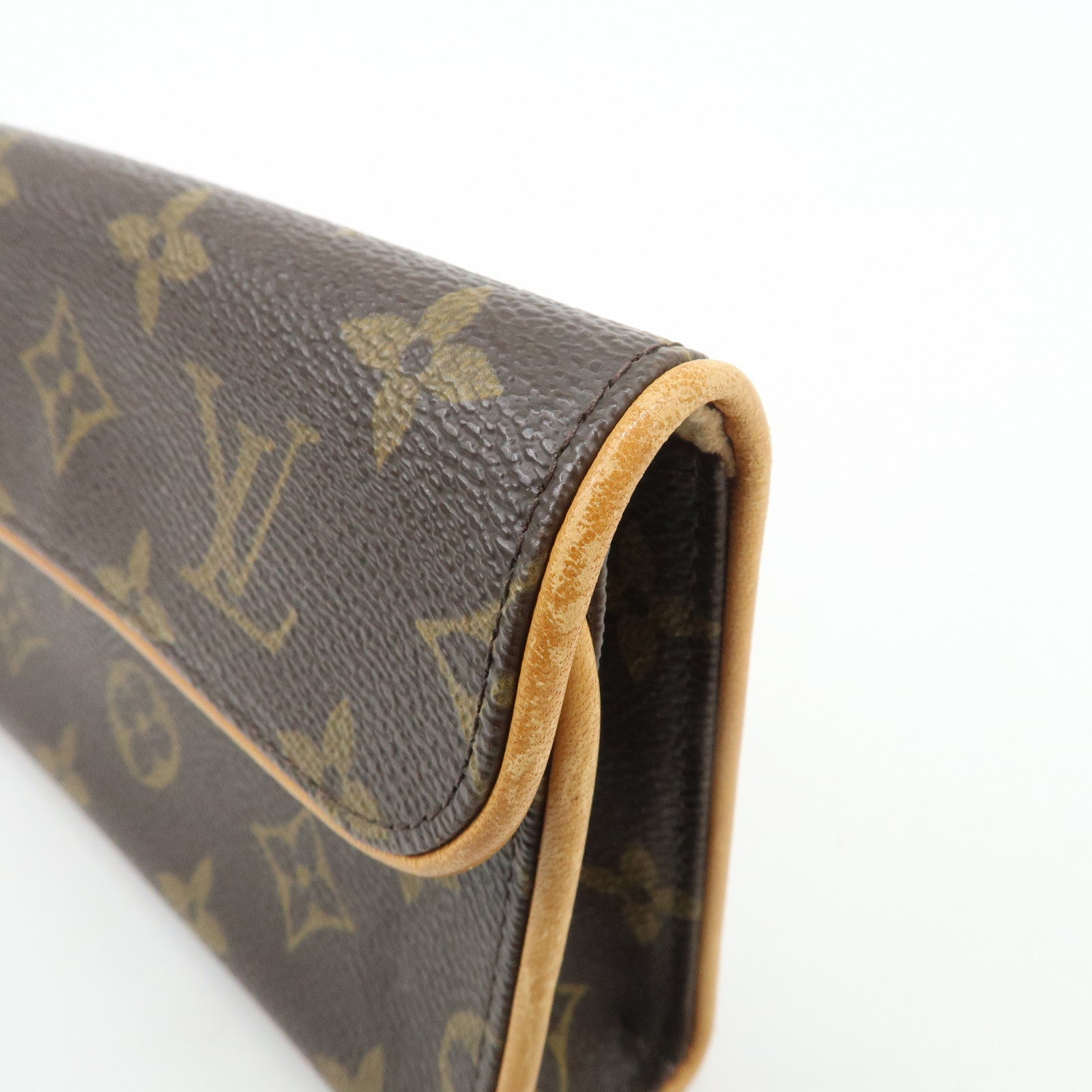 Louis Vuitton Monogram Pochette Florentine Waist Bag Belt S M51855 Used
