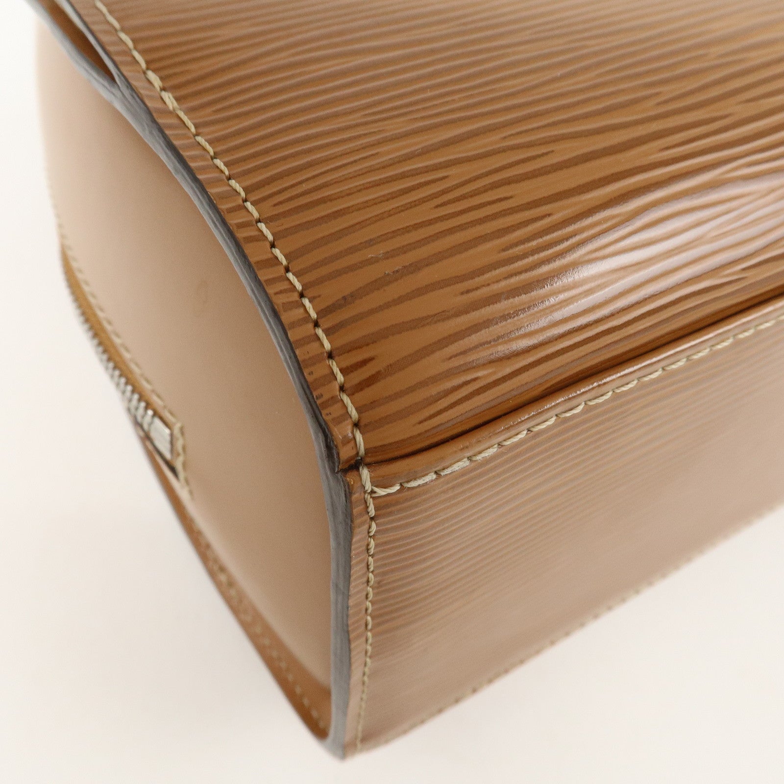 Louis Vuitton Epi Pont Neuf Hand Bag Zipang Gold M5205B Used