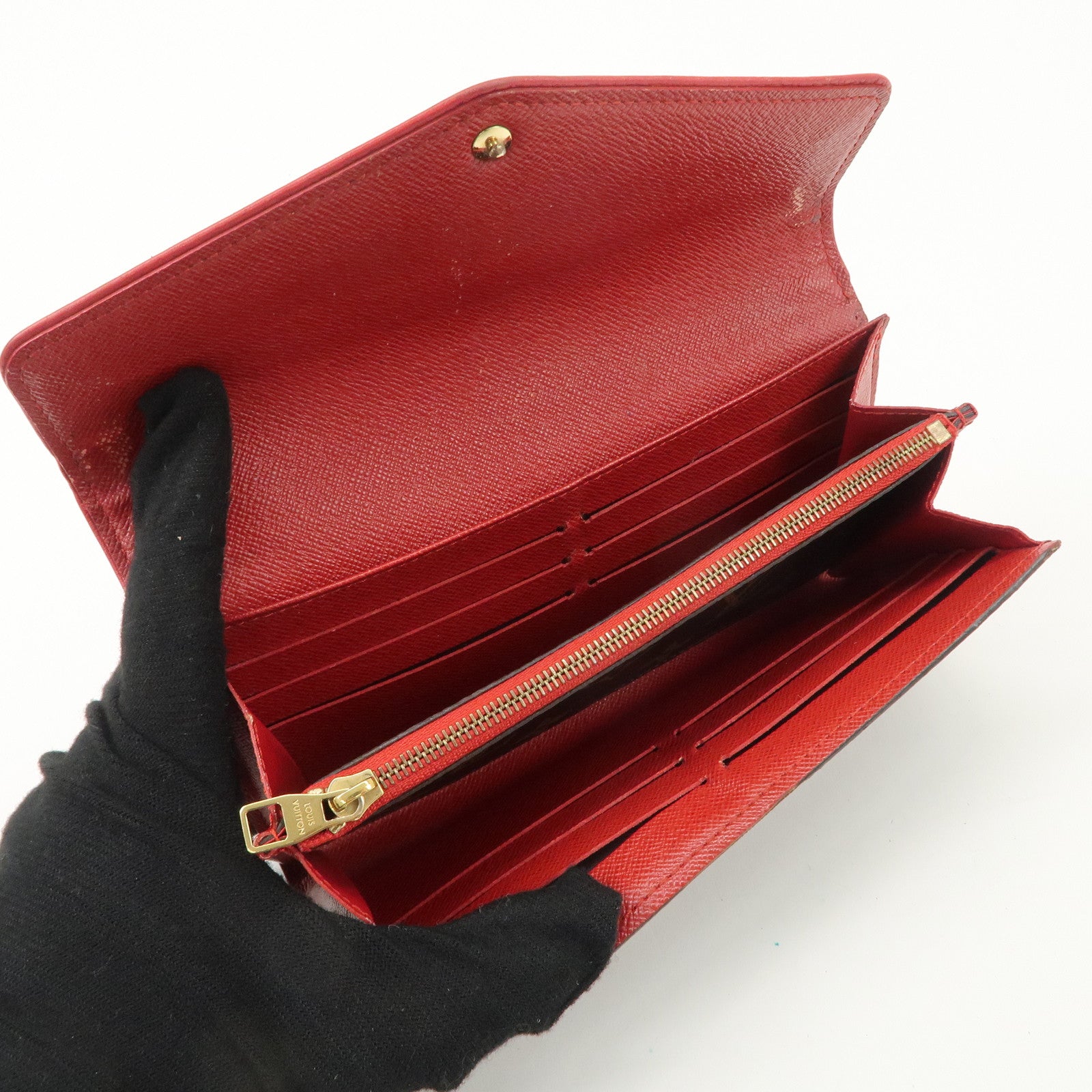 Louis Vuitton Monogram Portefeuille Sarah Retiro Wallet M61184 Used