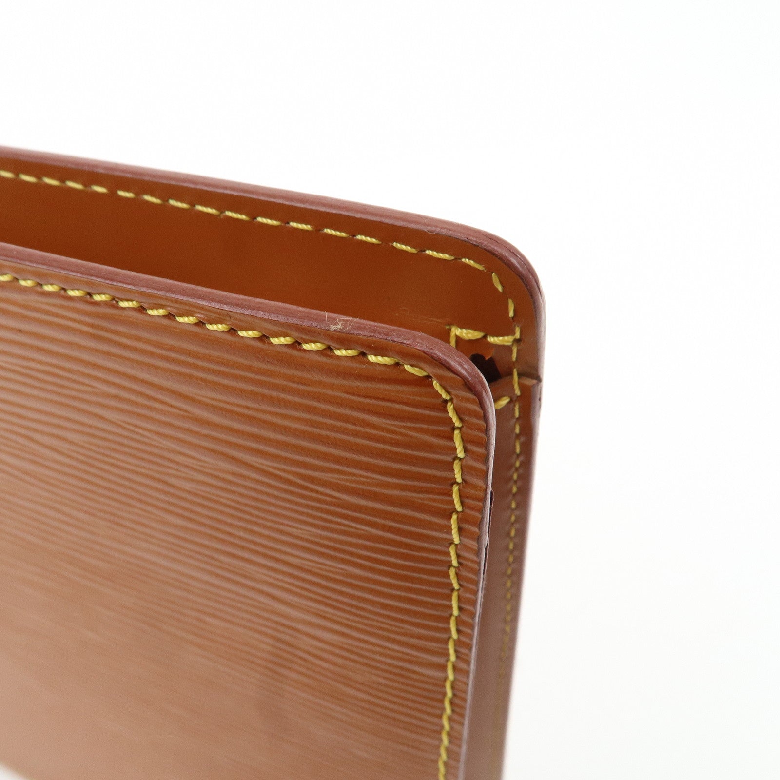 Louis Vuitton Epi Pochette Homme Clutch Bag Zipang Gold M52528 Used