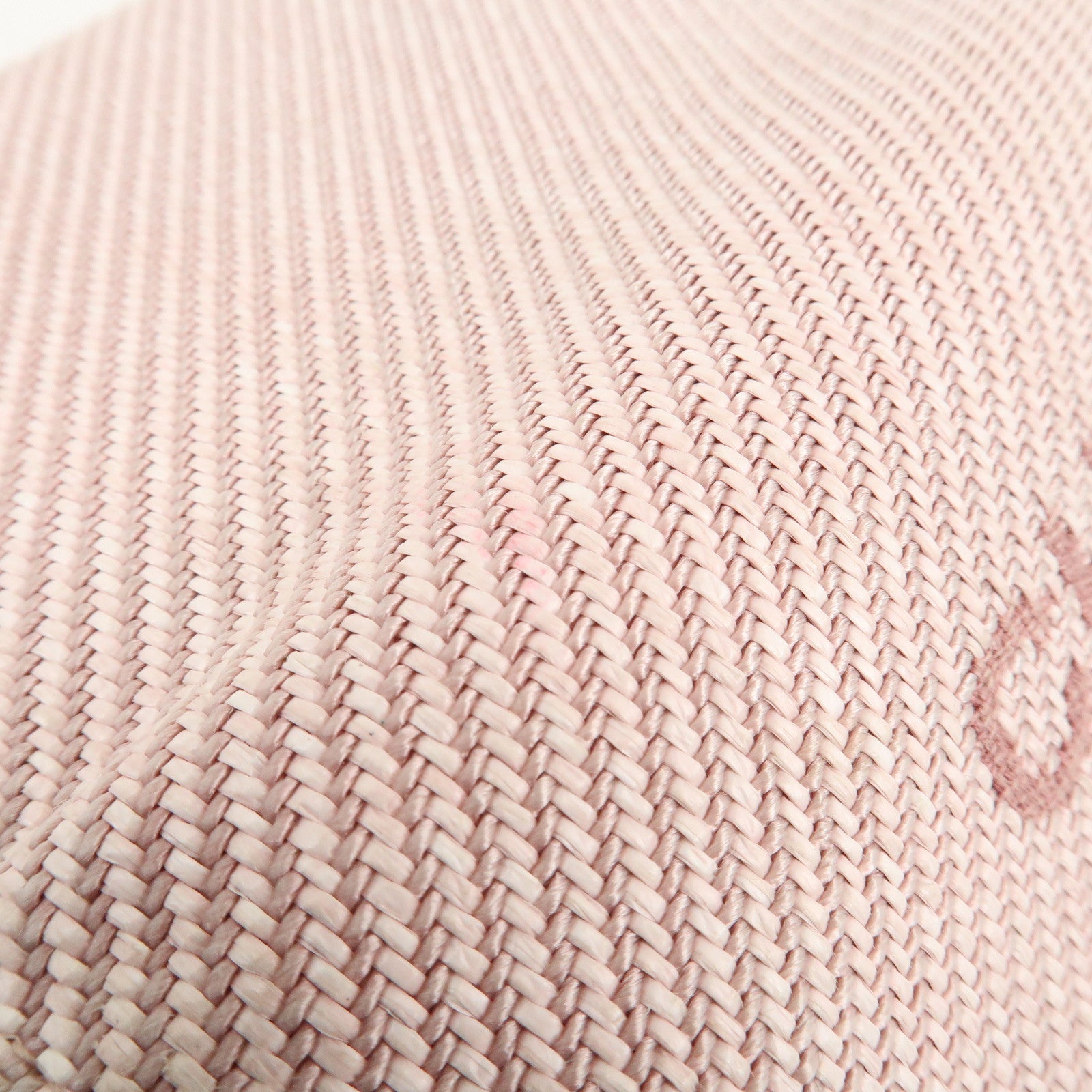 CHANEL Deauville Canvas Bi-fold Long Wallet Pink A80056 Used