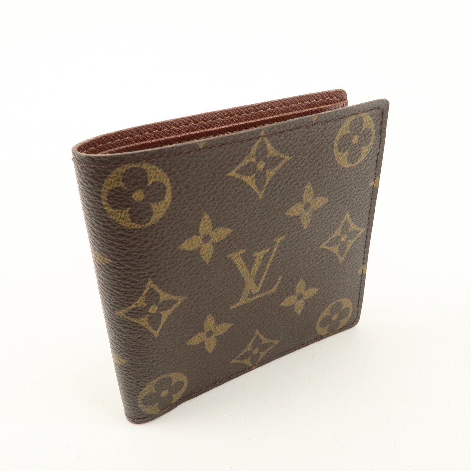 Louis Vuitton Monogram Portefeuille Marco Bi-fold Wallet M61675 Used