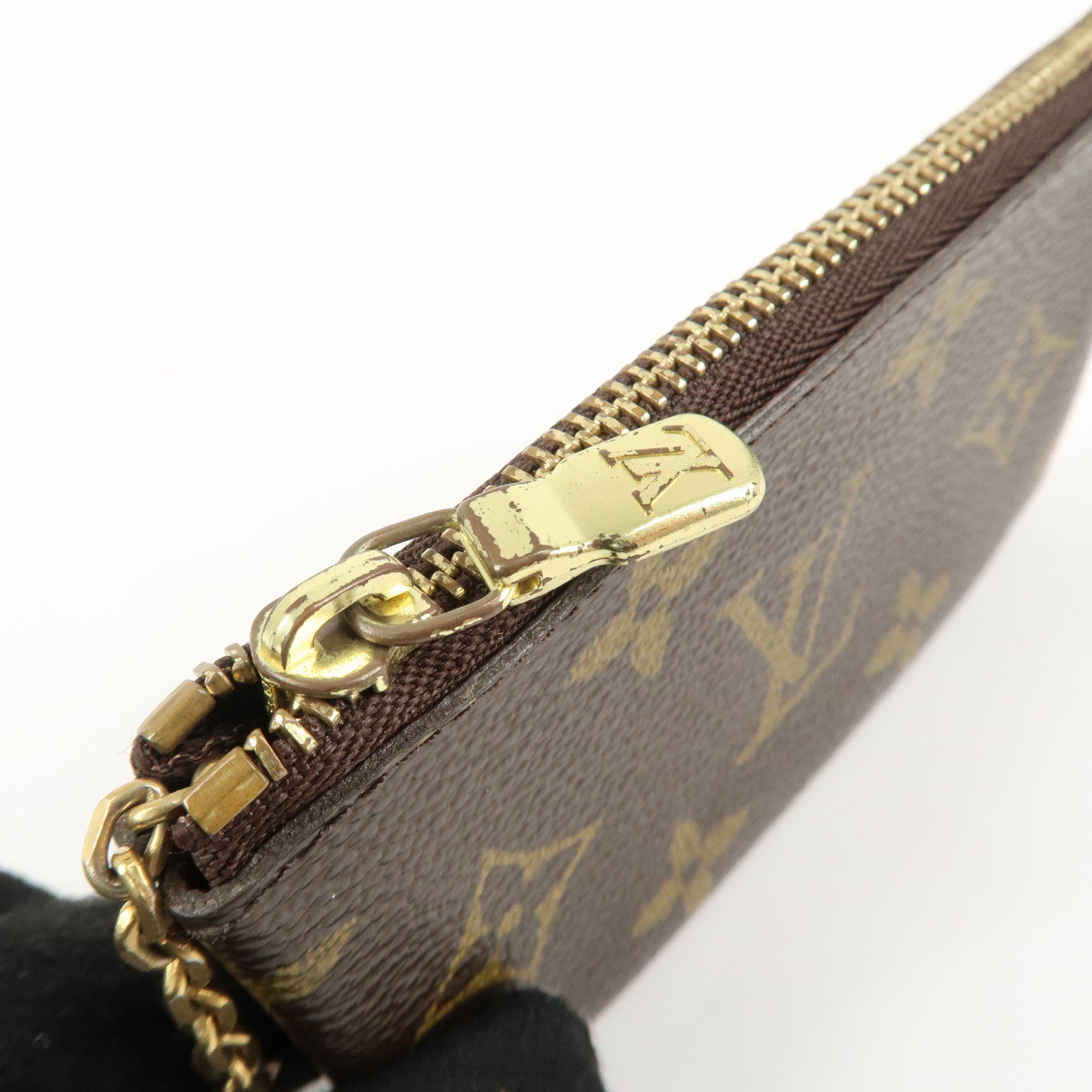 Louis Vuitton Monogram Pochette Cles Coin Case Key Case M62650 Used