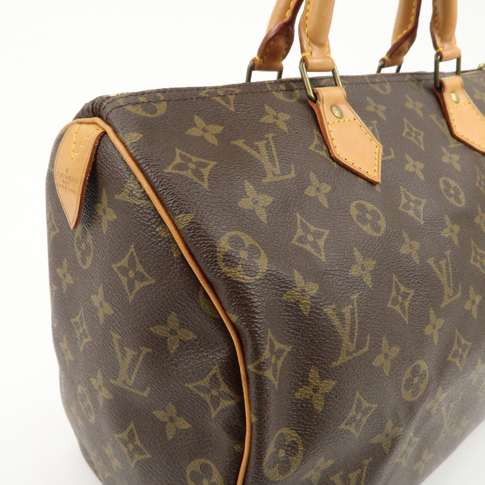 Louis Vuitton Monogram Speedy 35 Hand Bag Boston Bag M41524 Used