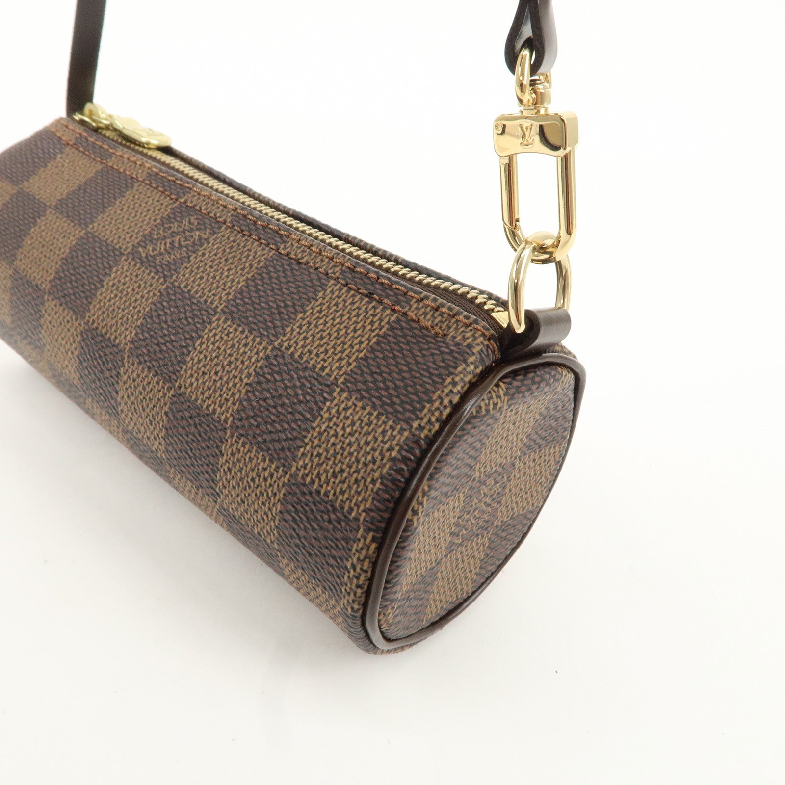Louis Vuitton Damier Ebene Pouch for Papillon Bag Brown Used