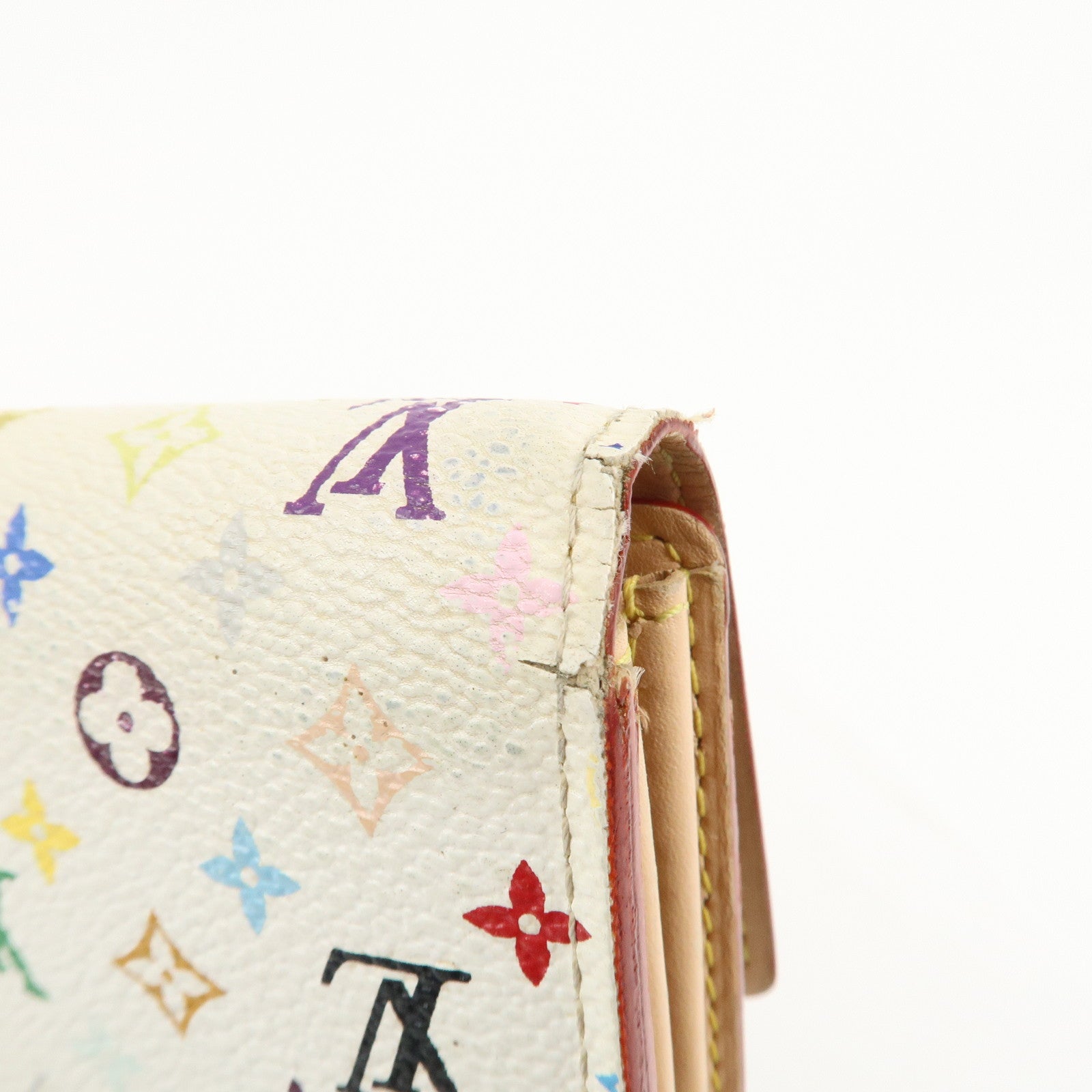 Louis Vuitton Monogram Multicolor Portefeuille Sarah Wallet M93532 Used