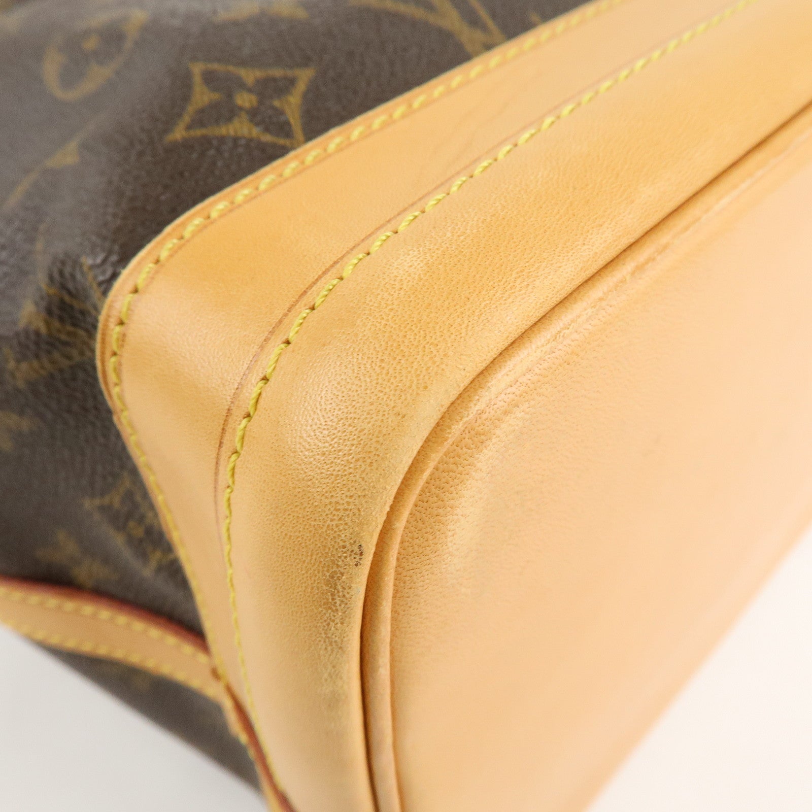Louis Vuitton Monogram Noe Shoulder Bag Hand Bag Brown M42224 Used