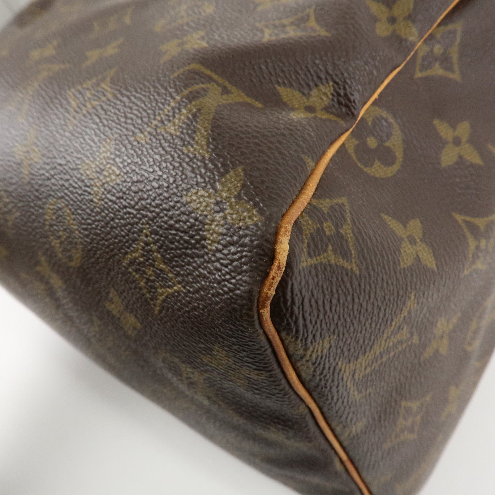 Louis Vuitton Monogram Speedy 30 Hand Bag Boston Bag M41108 Used