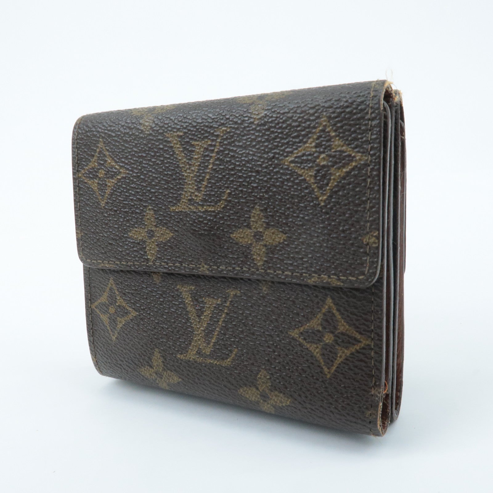 Louis Vuittton Set of 4 Monogram Porte Monnaie Portefeuil Wallet Used