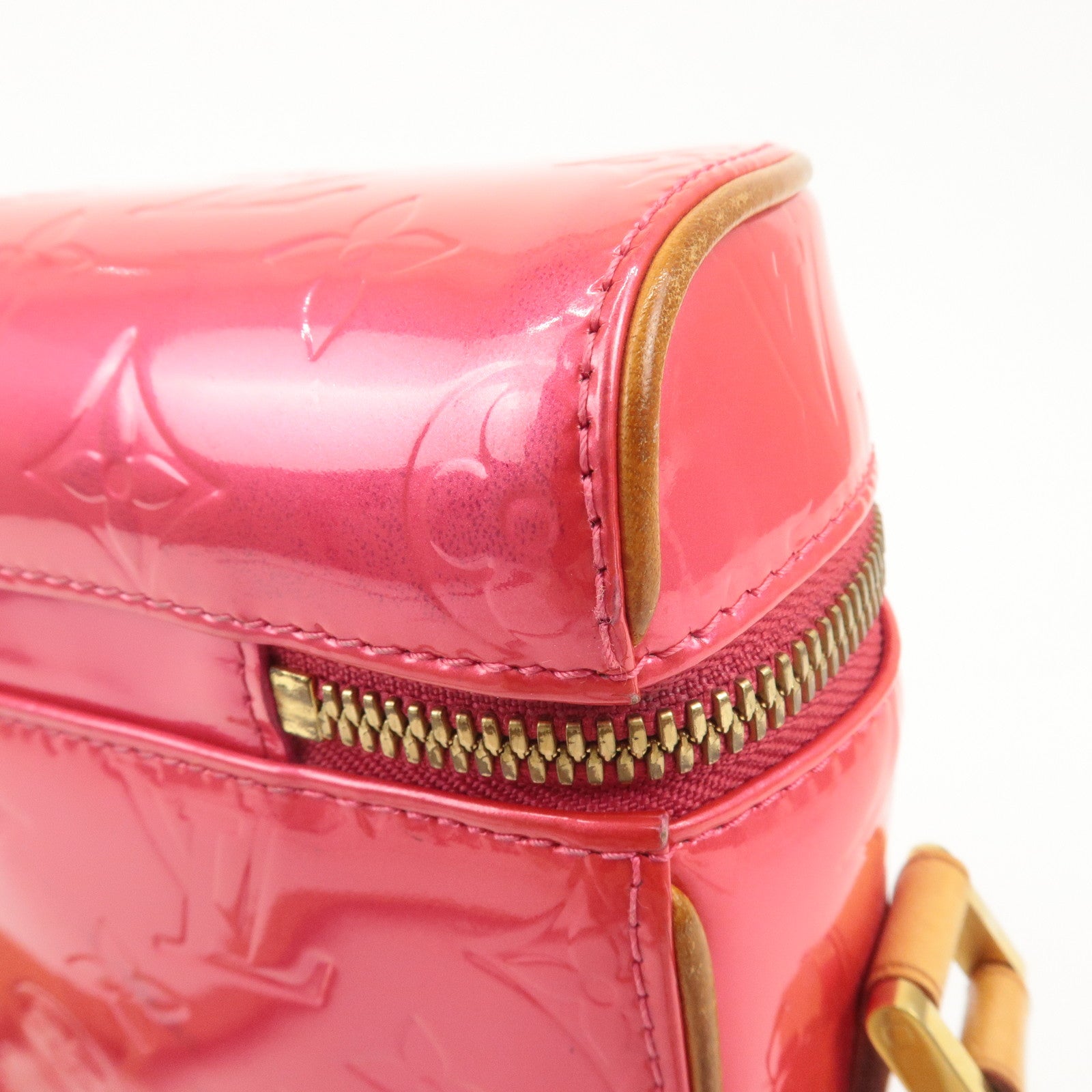 Louis Vuitton Monogram Vernis Sullivan Vertical Fuchsia M91259 Used