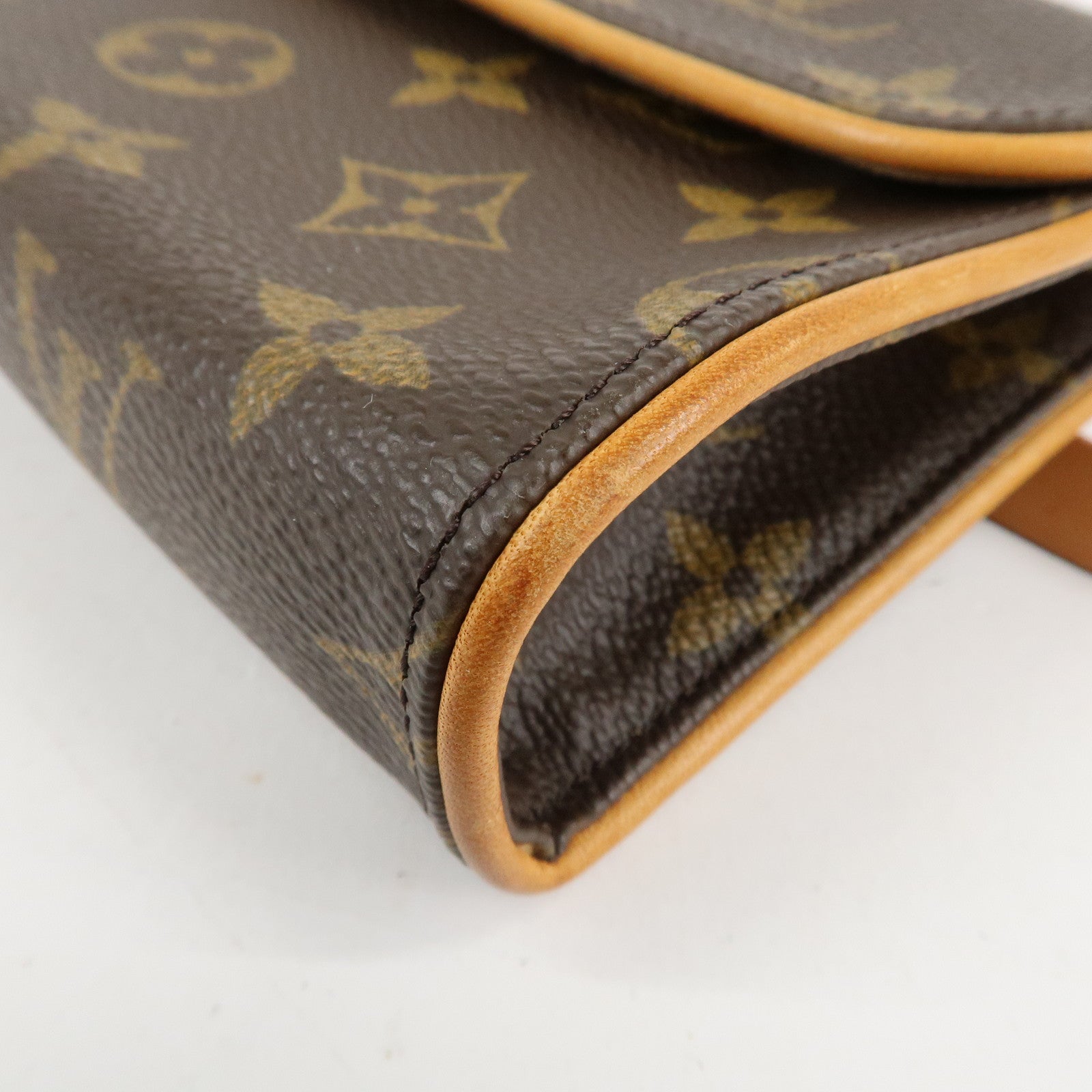 Louis Vuitton Monogram Pochette Florentine Waist Bag Belt XS Used