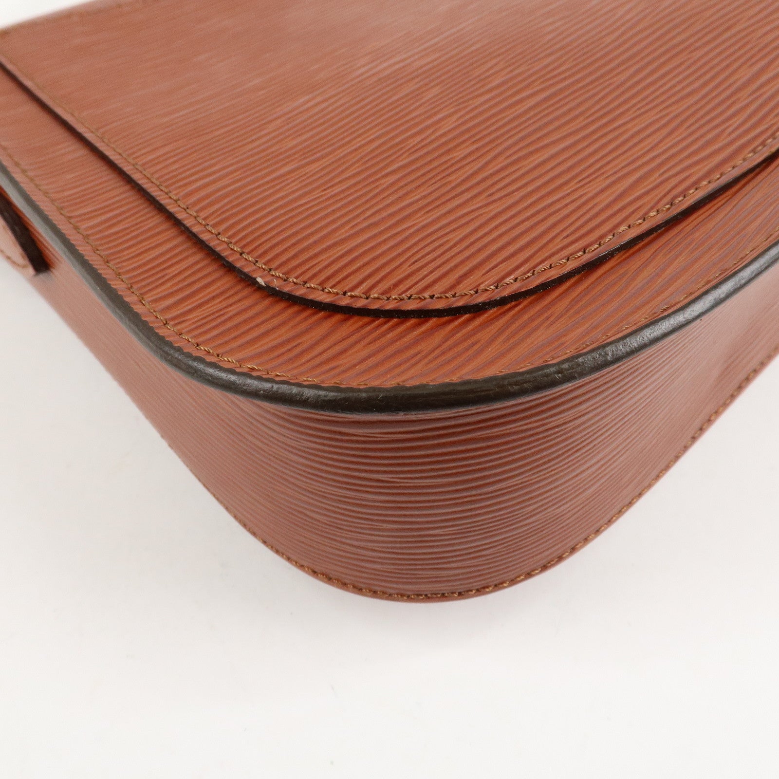 Louis Vuitton Epi Saint Cloud Shoulder Bag Kenya Brown M52193 Used