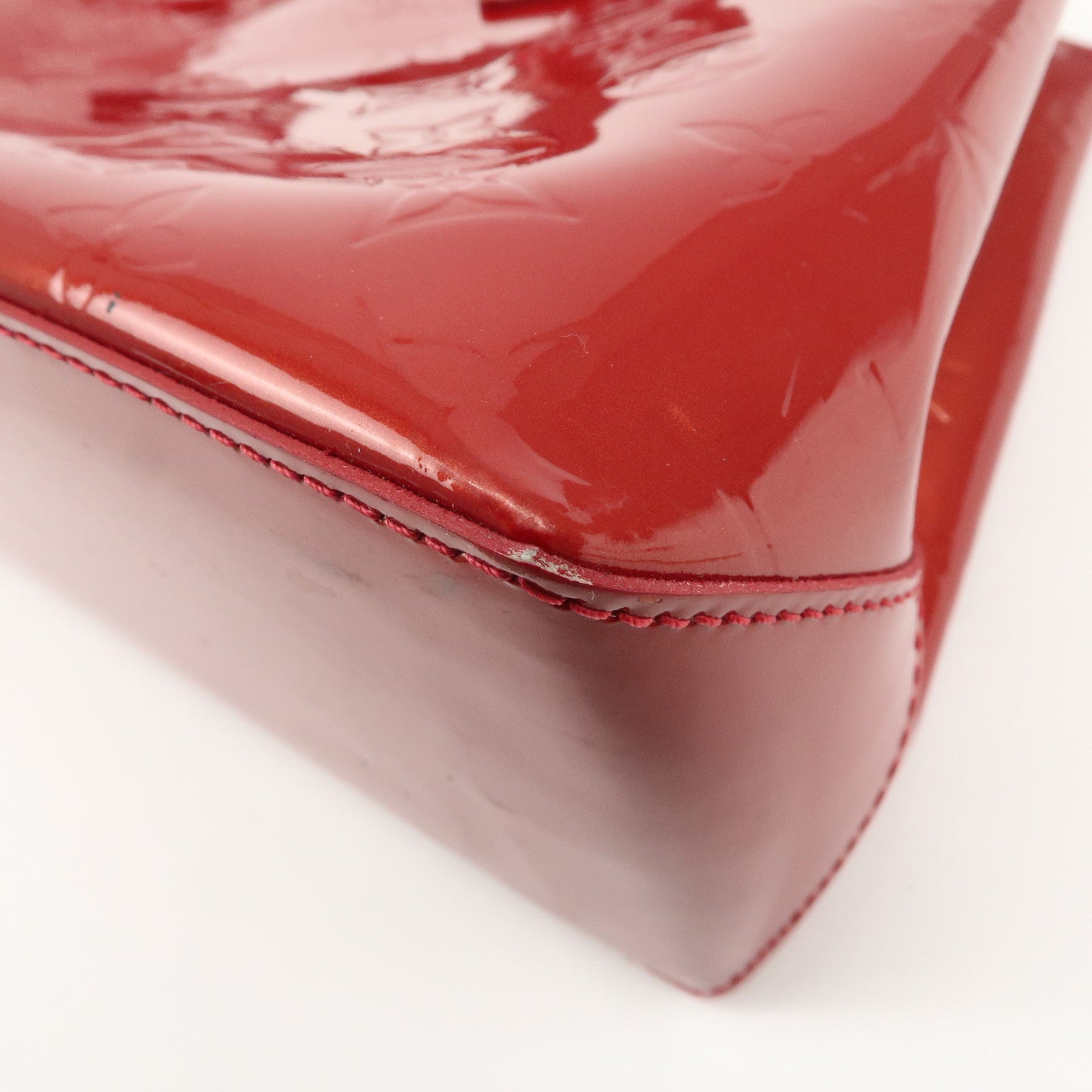 Louis Vuitton Monogram Vernis Wilshire PM Pomme d'Amour M93642 Used