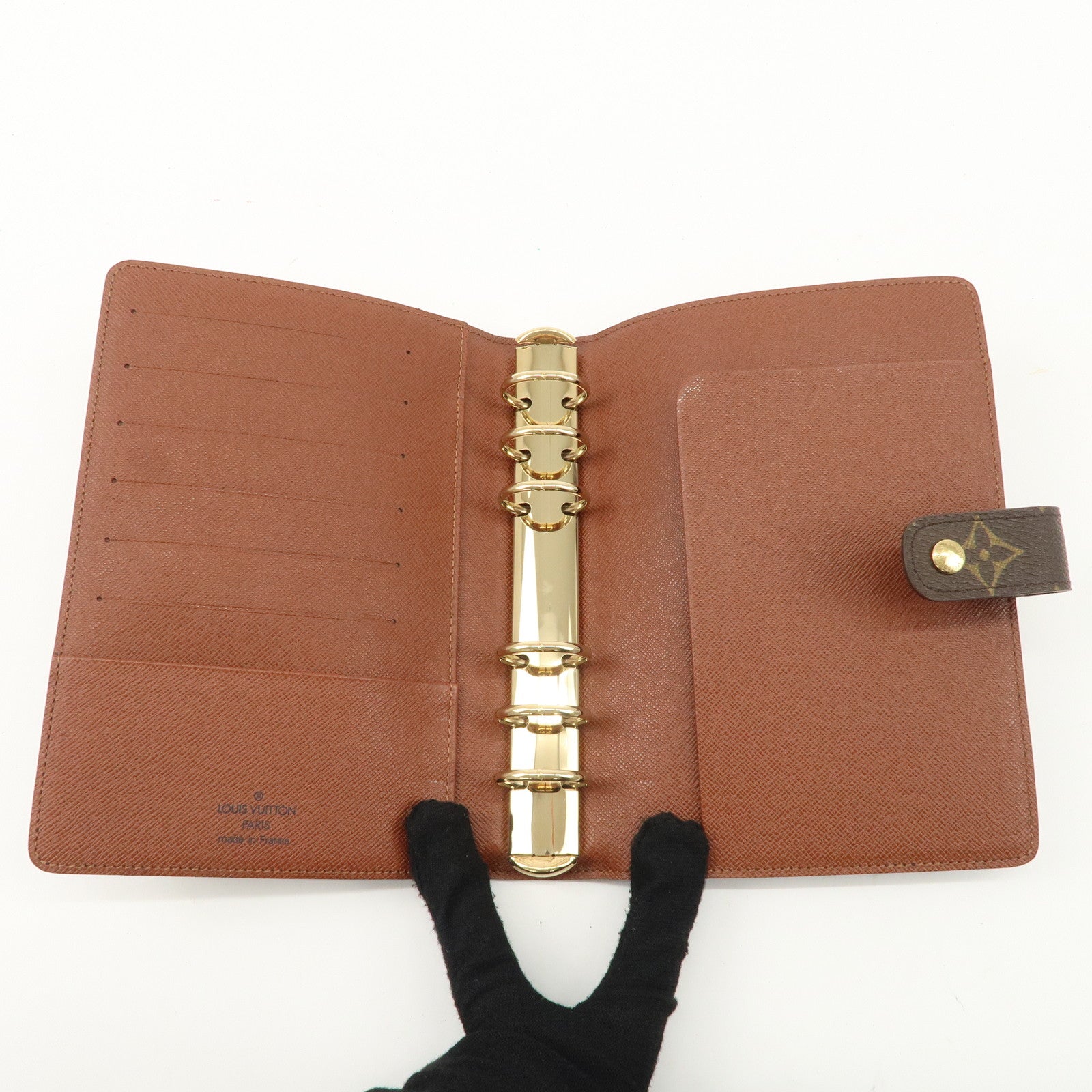 Louis Vuitton Monogram Agenda MM Planner Cover R20105 Used