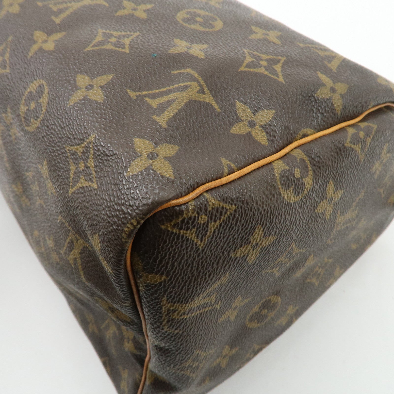 Louis Vuitton Monogram Speedy 30 Hand Bag Boston Bag M41526 Used