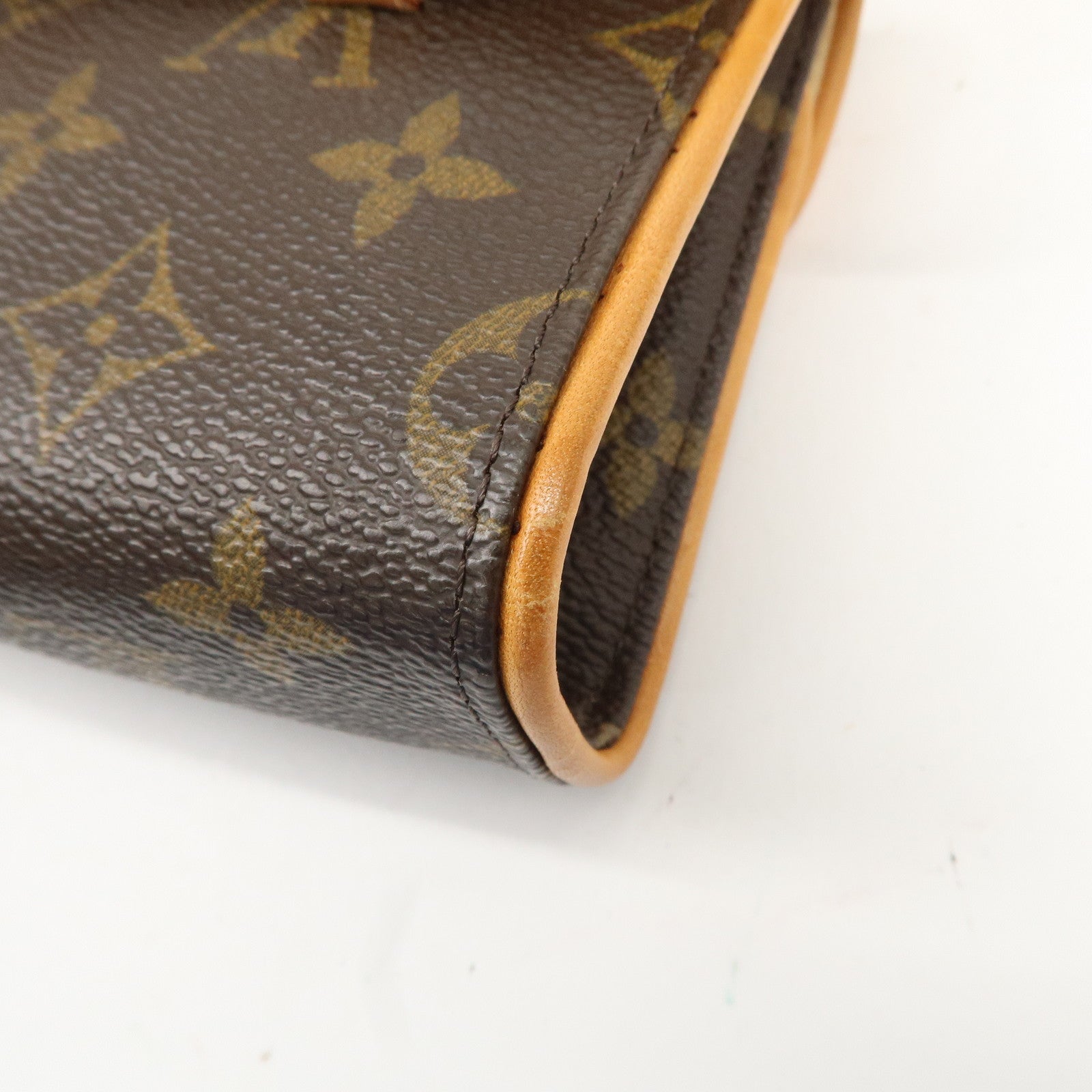 Louis Vuitton Monogram Pochette Florentine Waist Bag Belt S M51855 Used