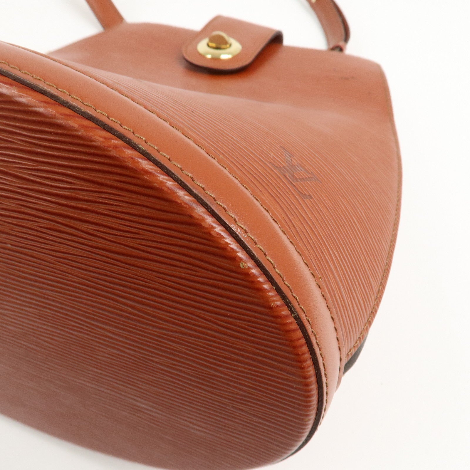 Louis Vuitton Epi Cluny Shoulder Bag Kenya Brown M52253 Used