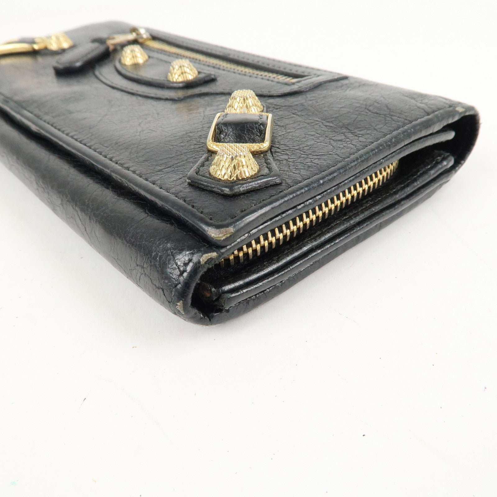 BALENCIAGA Giant Set of 2 Long Wallet 233599 253054 Used
