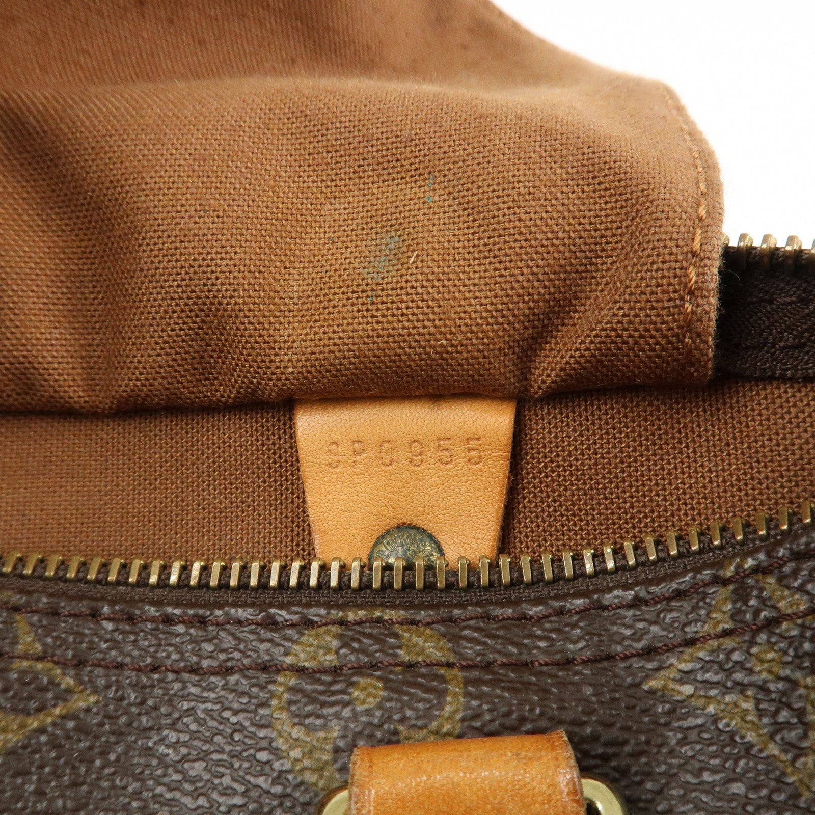 Louis Vuitton Monogram Canvas Leather Speedy 25 Boston Bag M41528