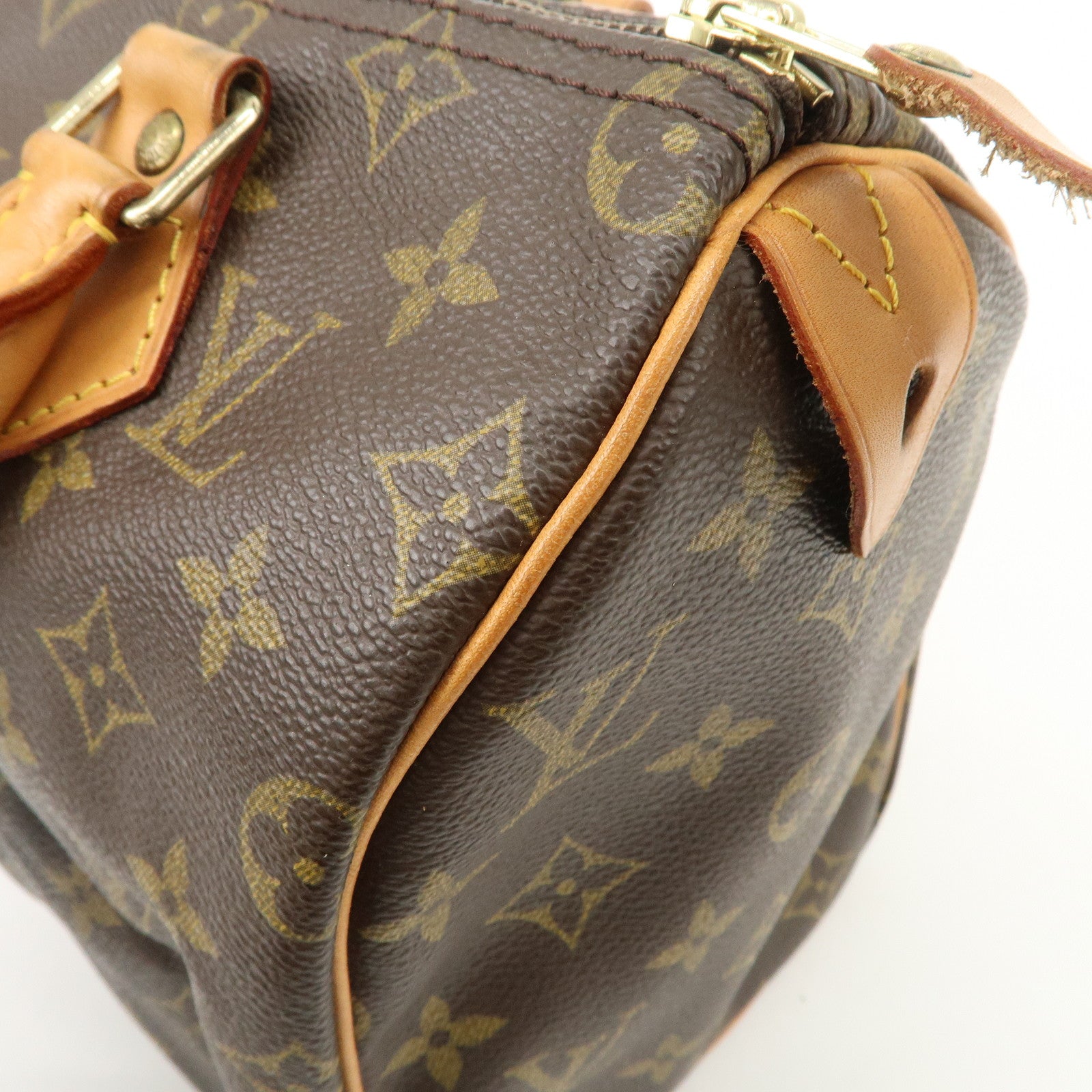 Louis Vuitton Monogram Speedy 25 Hand Bag Boston Bag M41528 Used