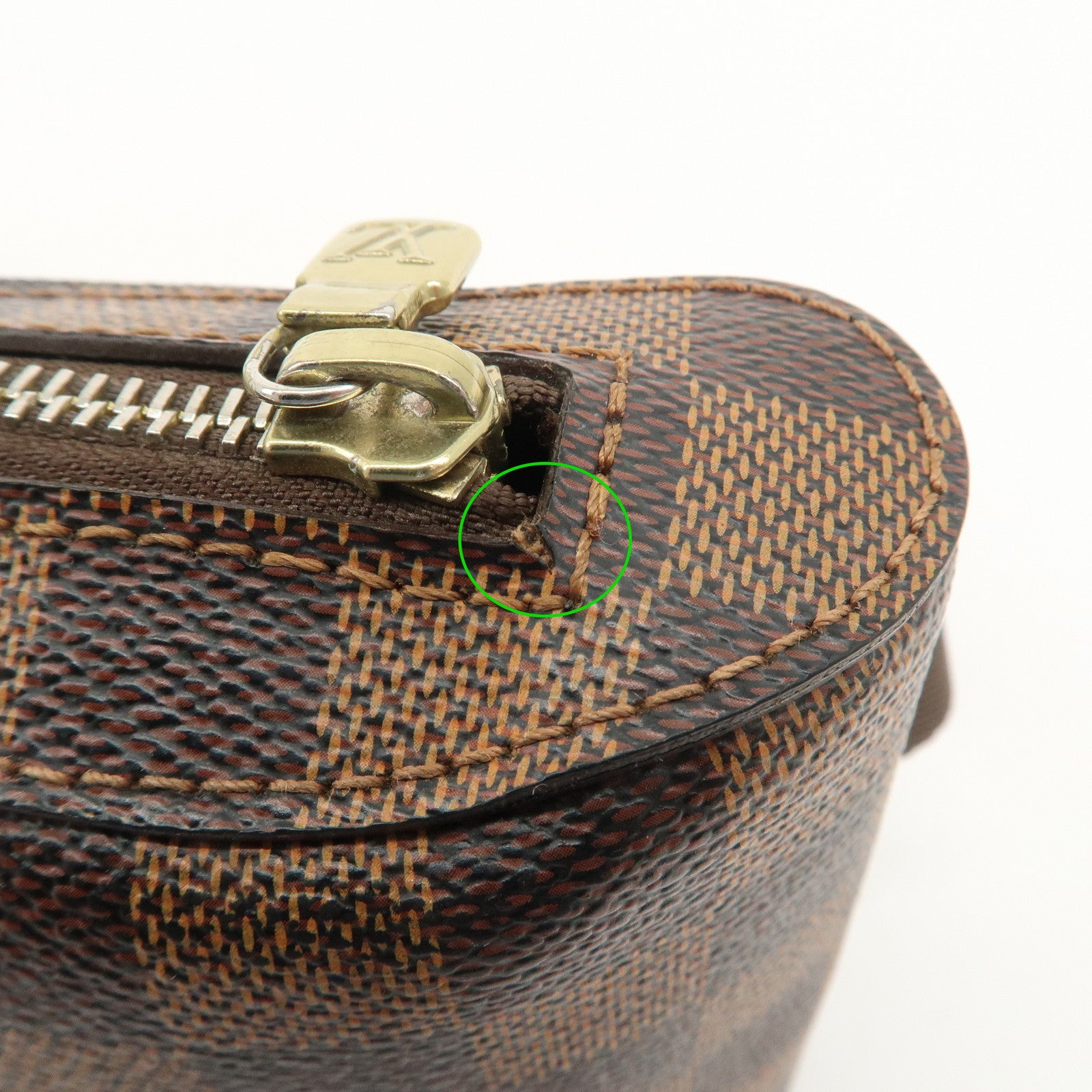 Louis Vuitton Damier Geronimos Body Bag Waist Bag Brown N51944 Used