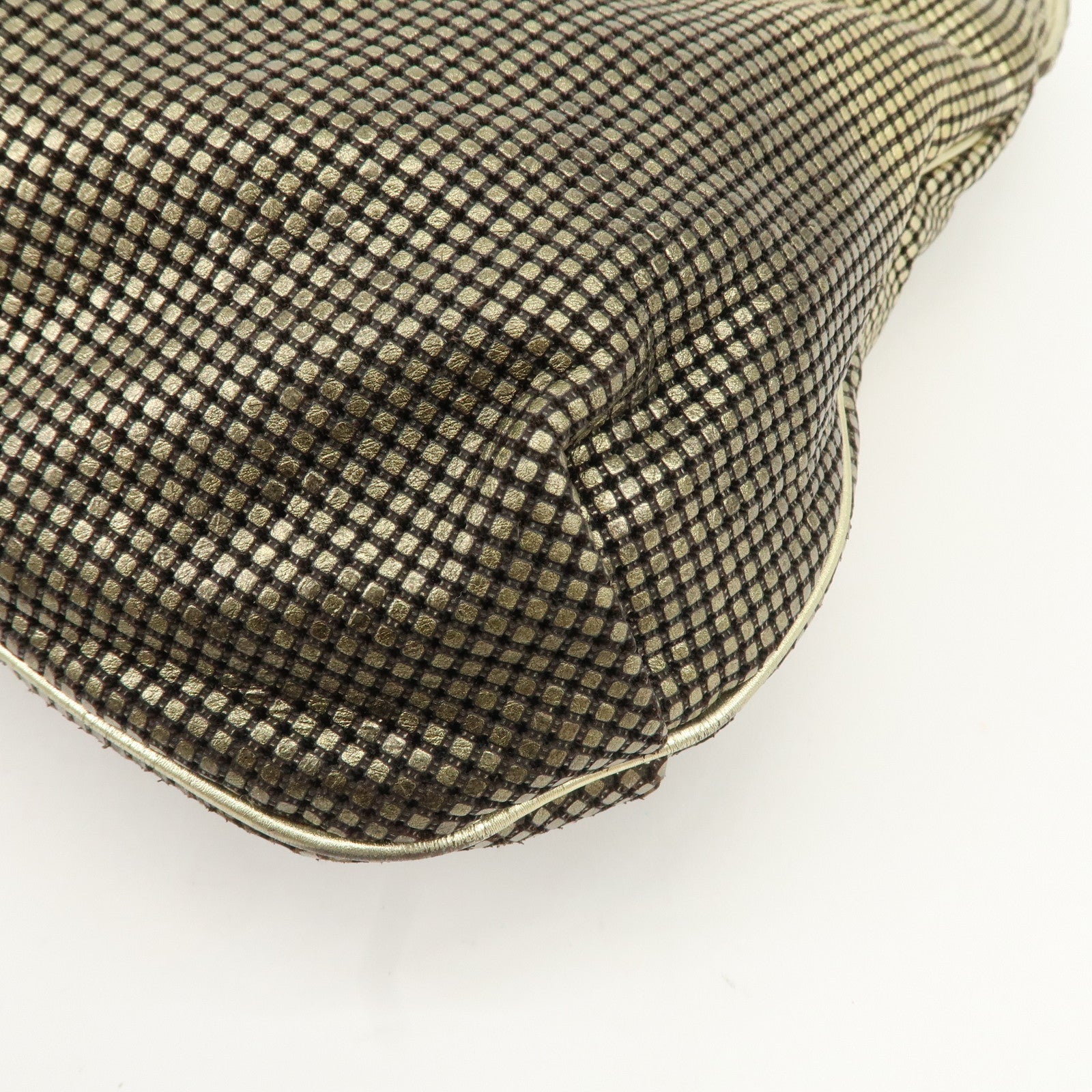 CHANEL COCO Mark Leather Big Gradation Shoulder Bag Used