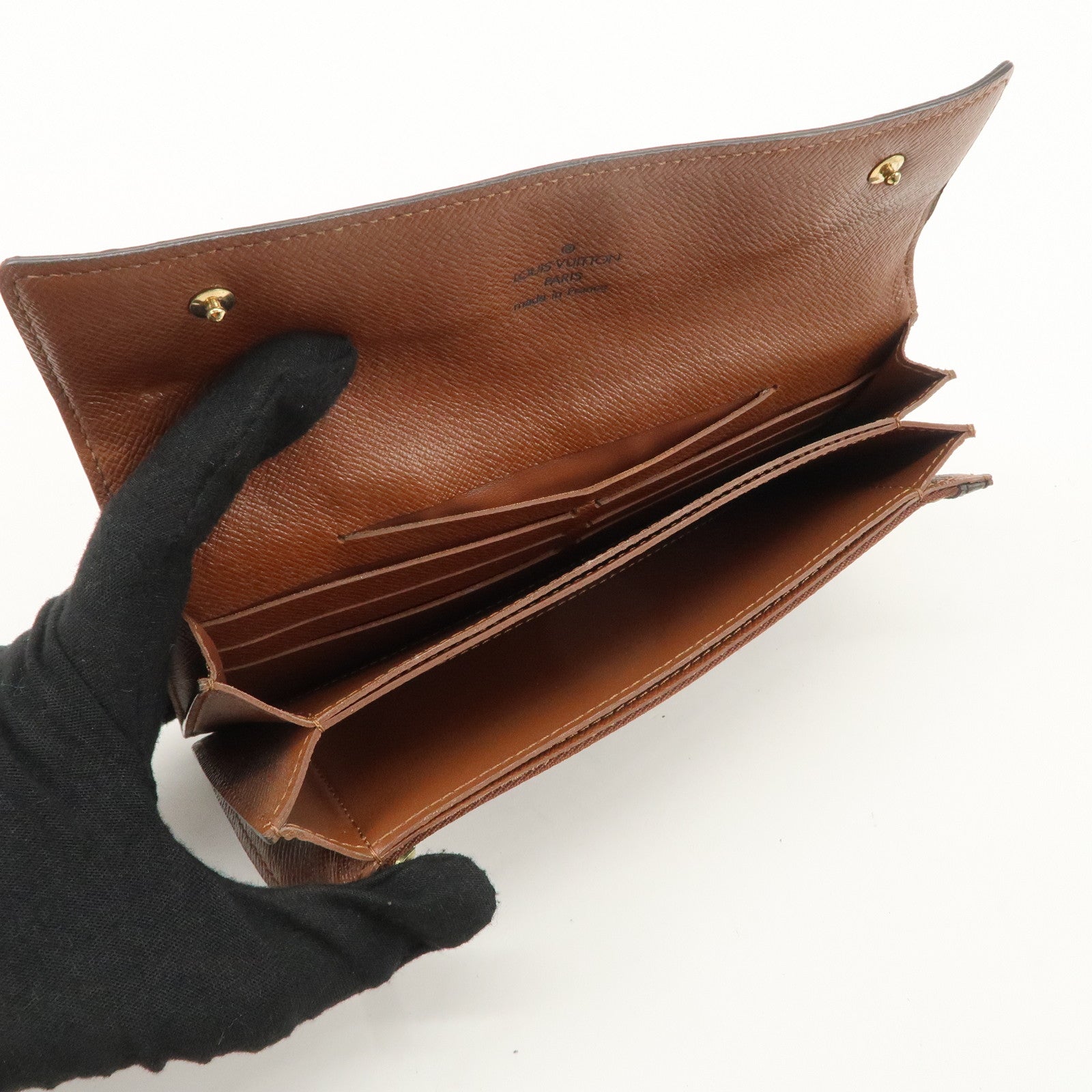 Louis Vuitton Monogram Portefeuille Accordeon Wallet M58008 Used